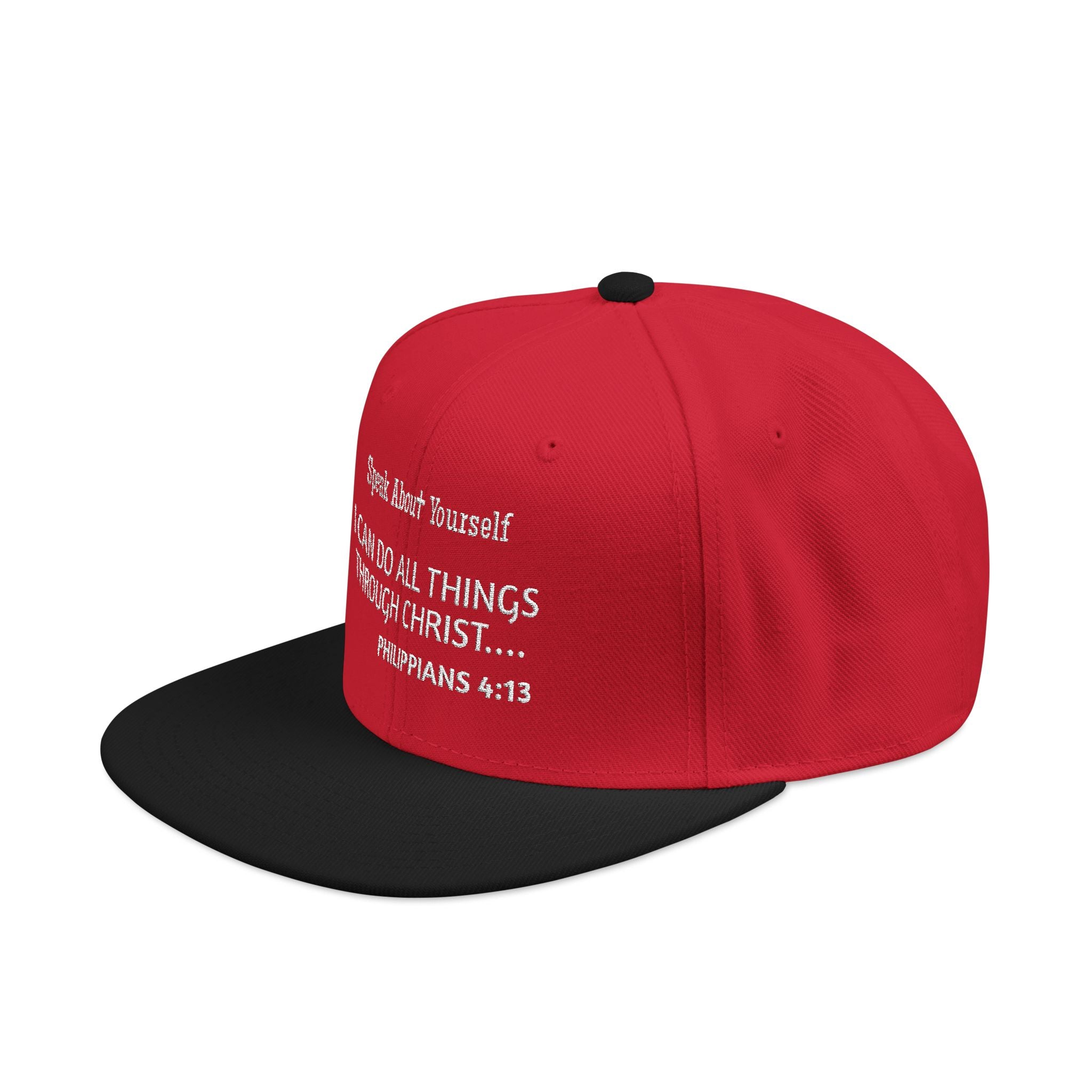 SAY I Can Do All Things Snapback Hat