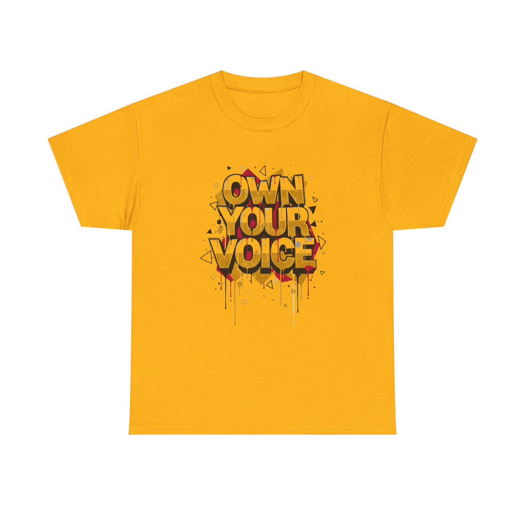 Own Your Voice Graffiti Tee