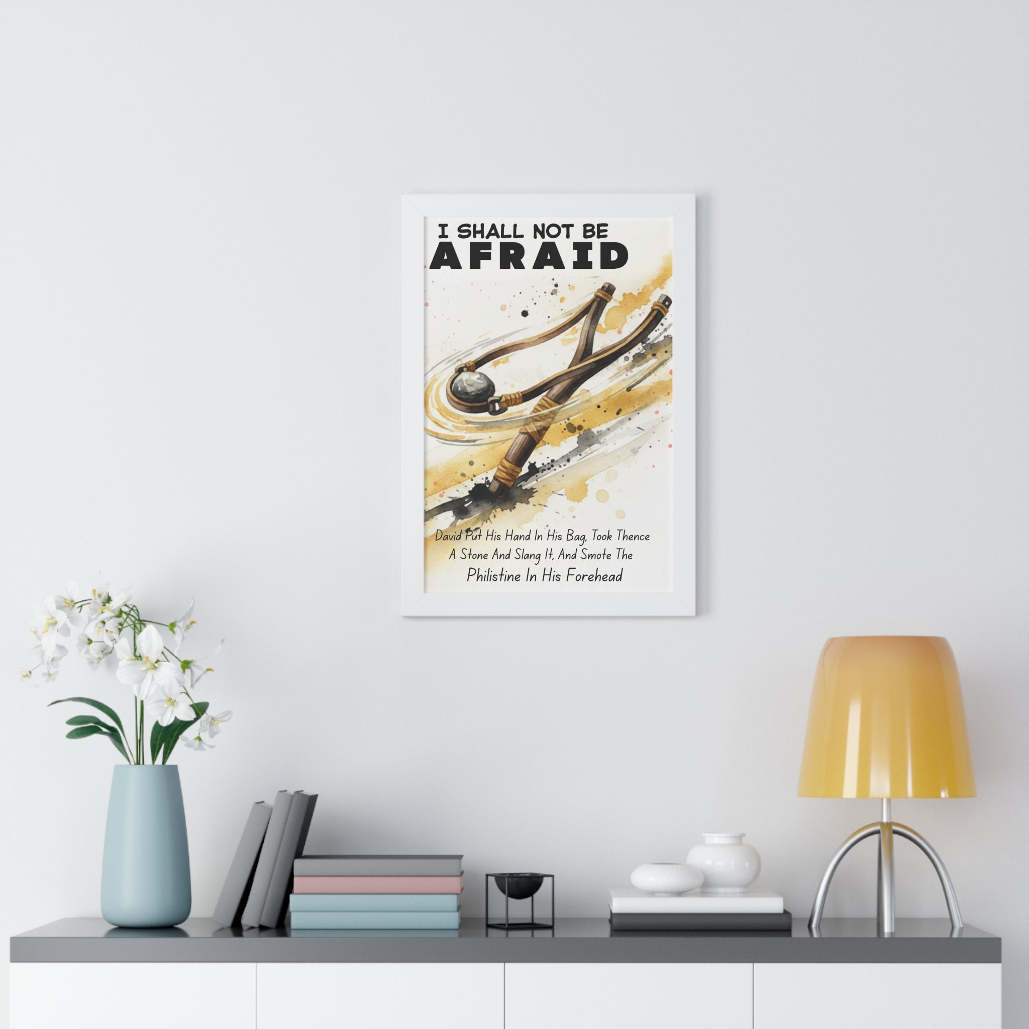 I Shall Not....Wall Art