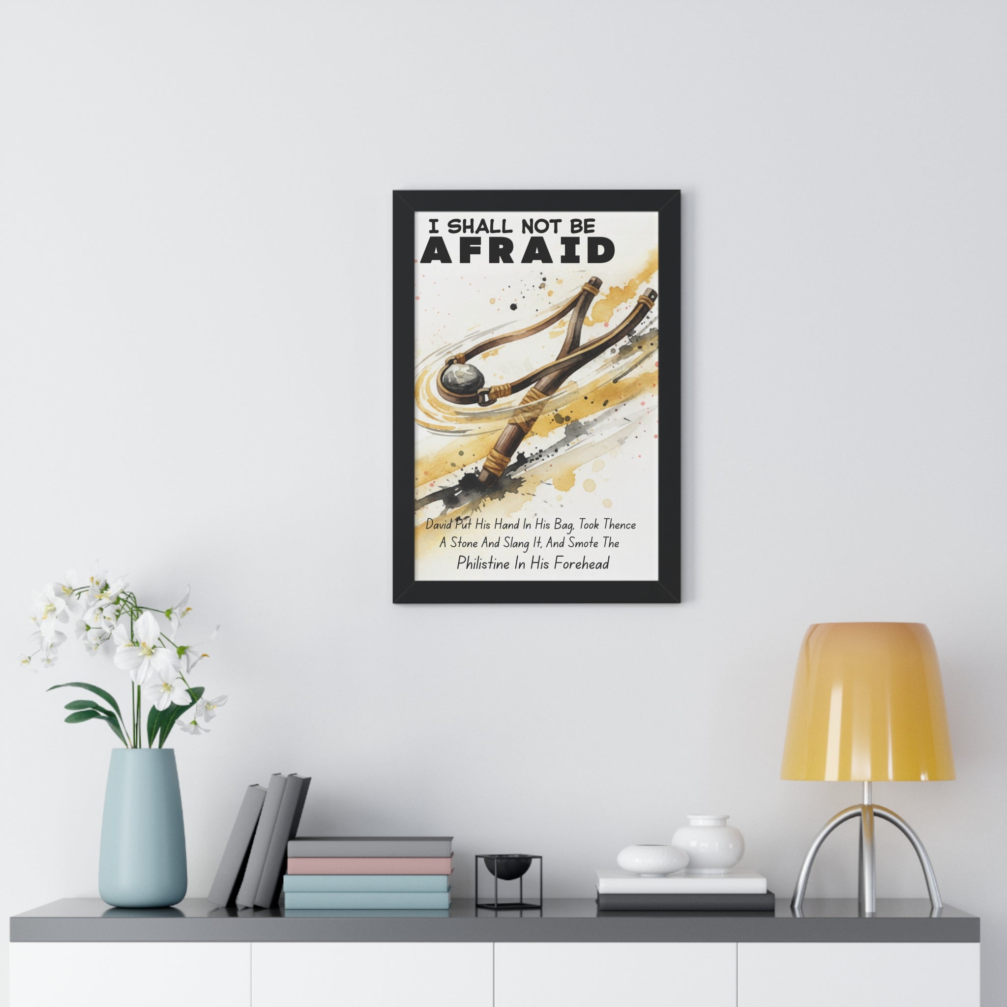 I Shall Not....Wall Art