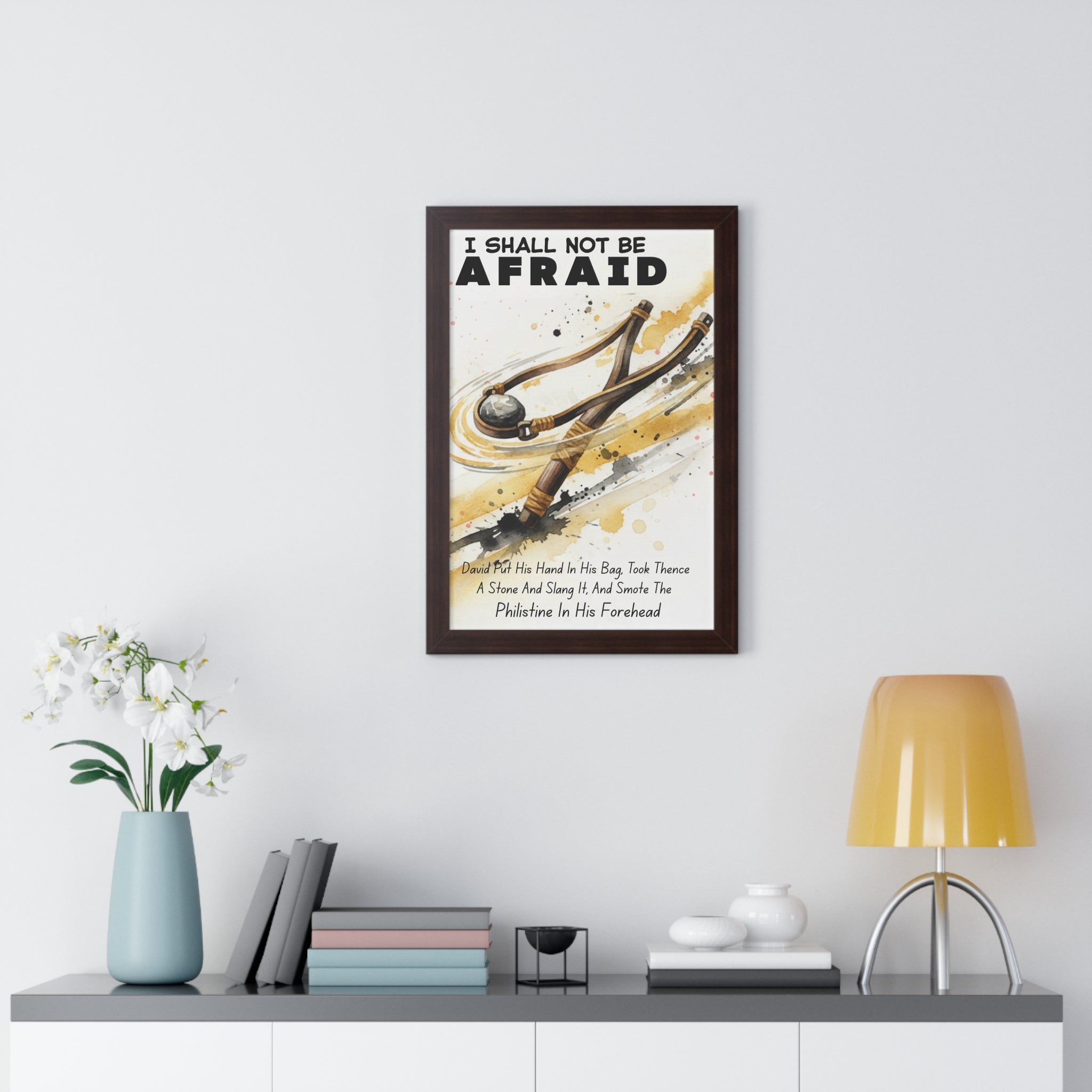 I Shall Not....Wall Art