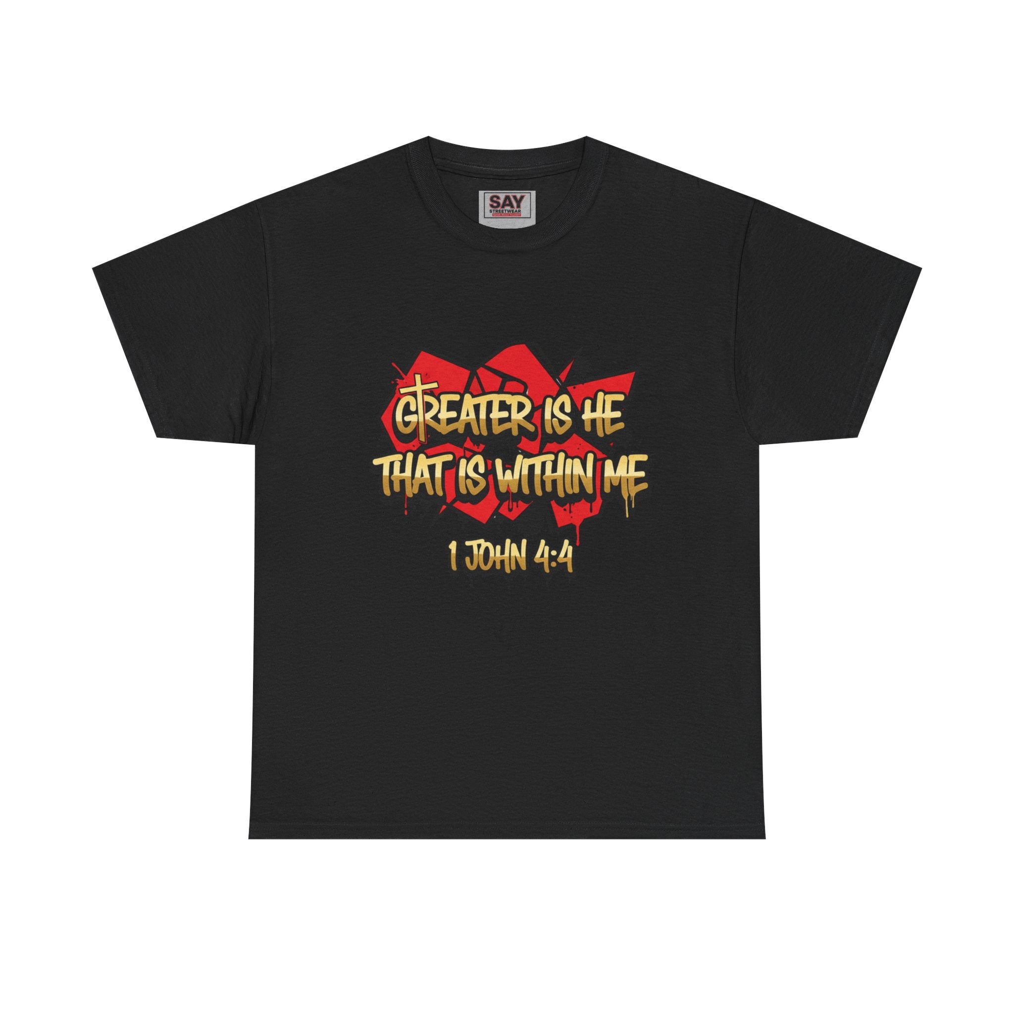 Greater Is...Short Sleeve T-Shirt
