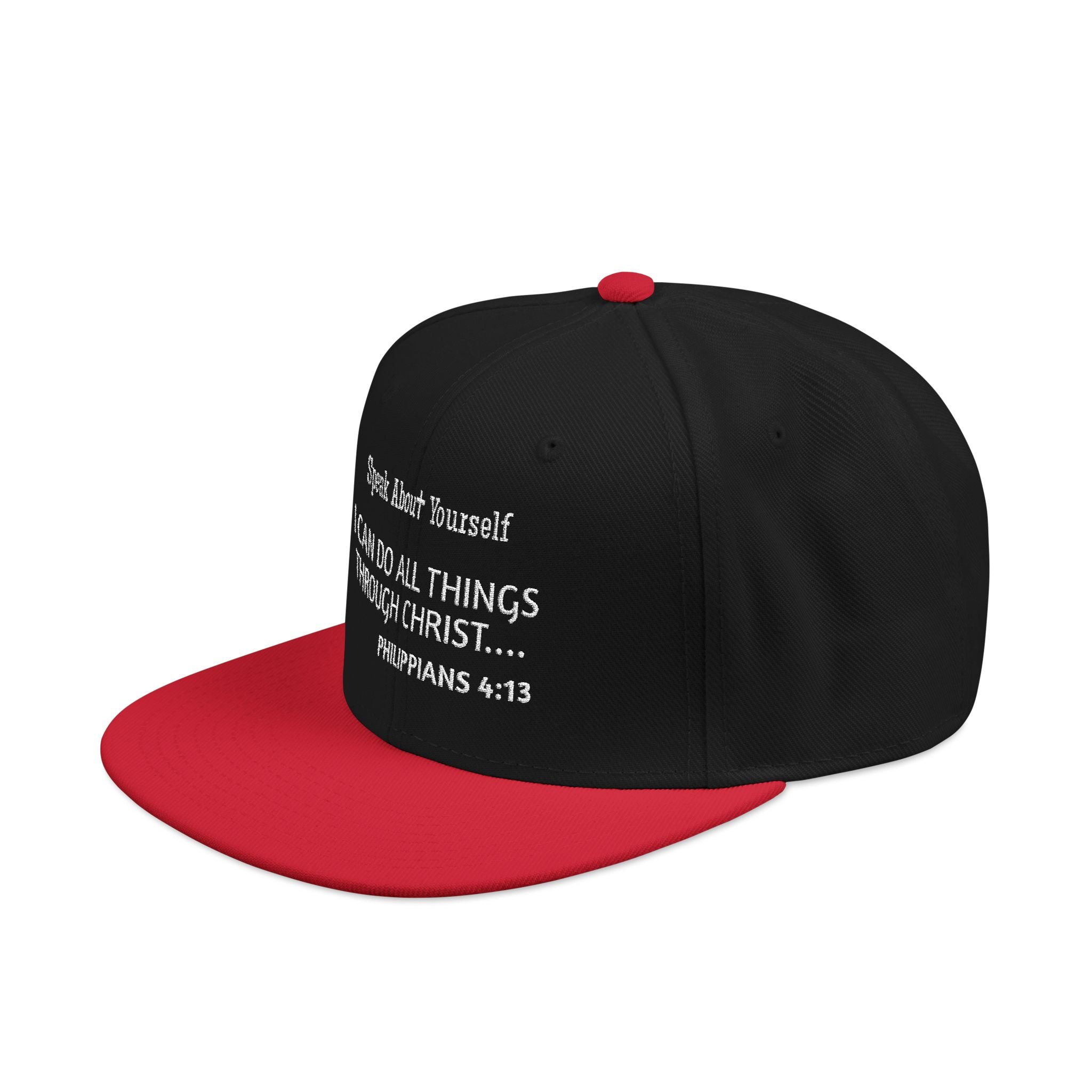 SAY I Can Do All Things Snapback Hat