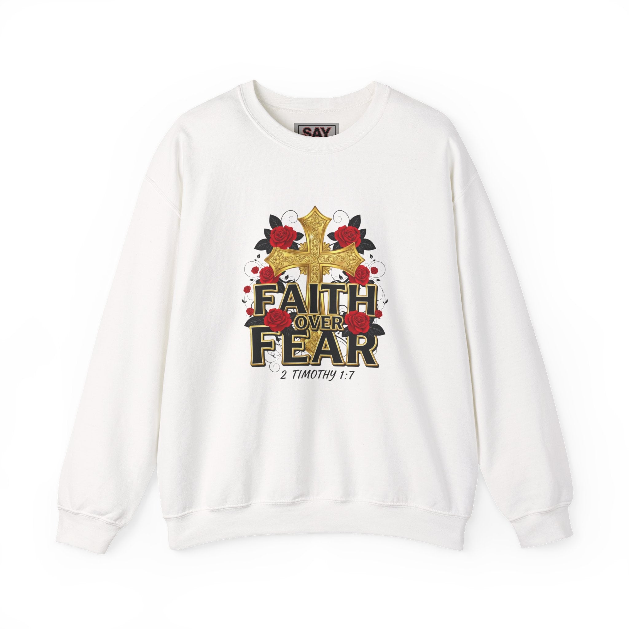 Faith Over..Crewneck Sweatshirt