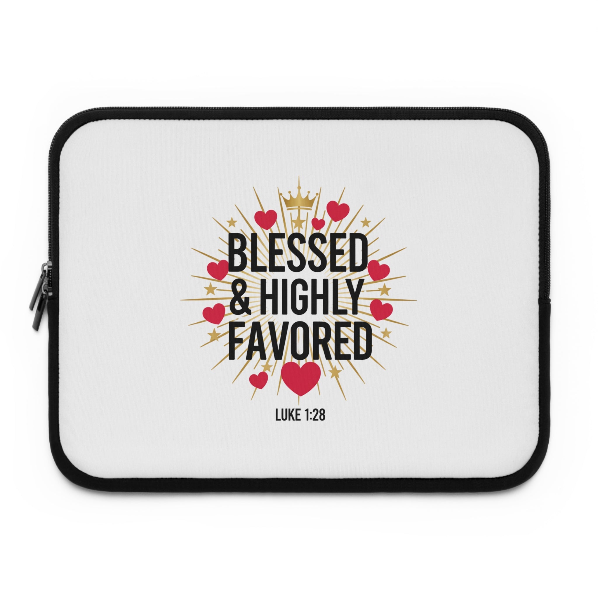 Blessed & Highly Favored Laptop Sleeve