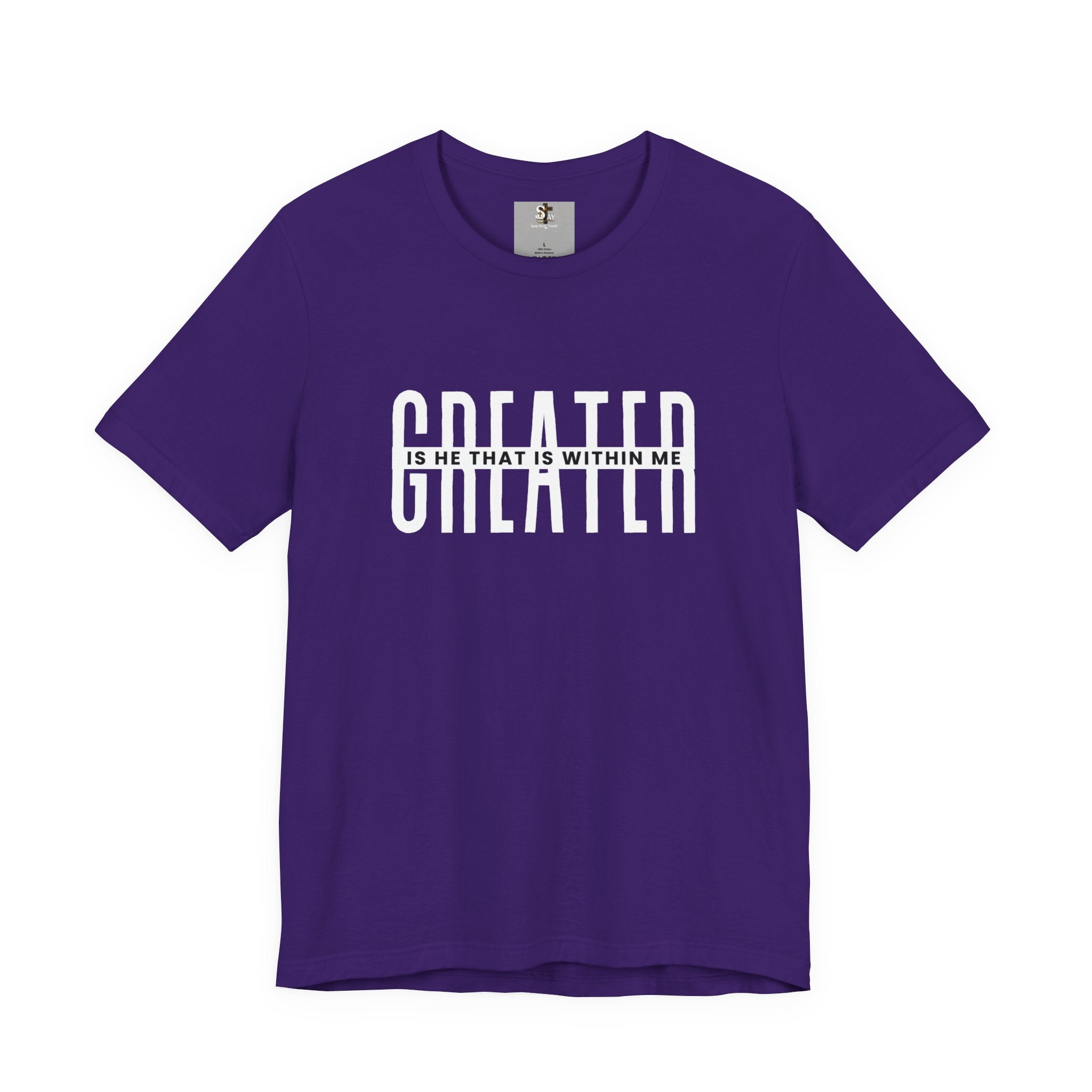 Greater Is He Short Sleeve T-Shirt