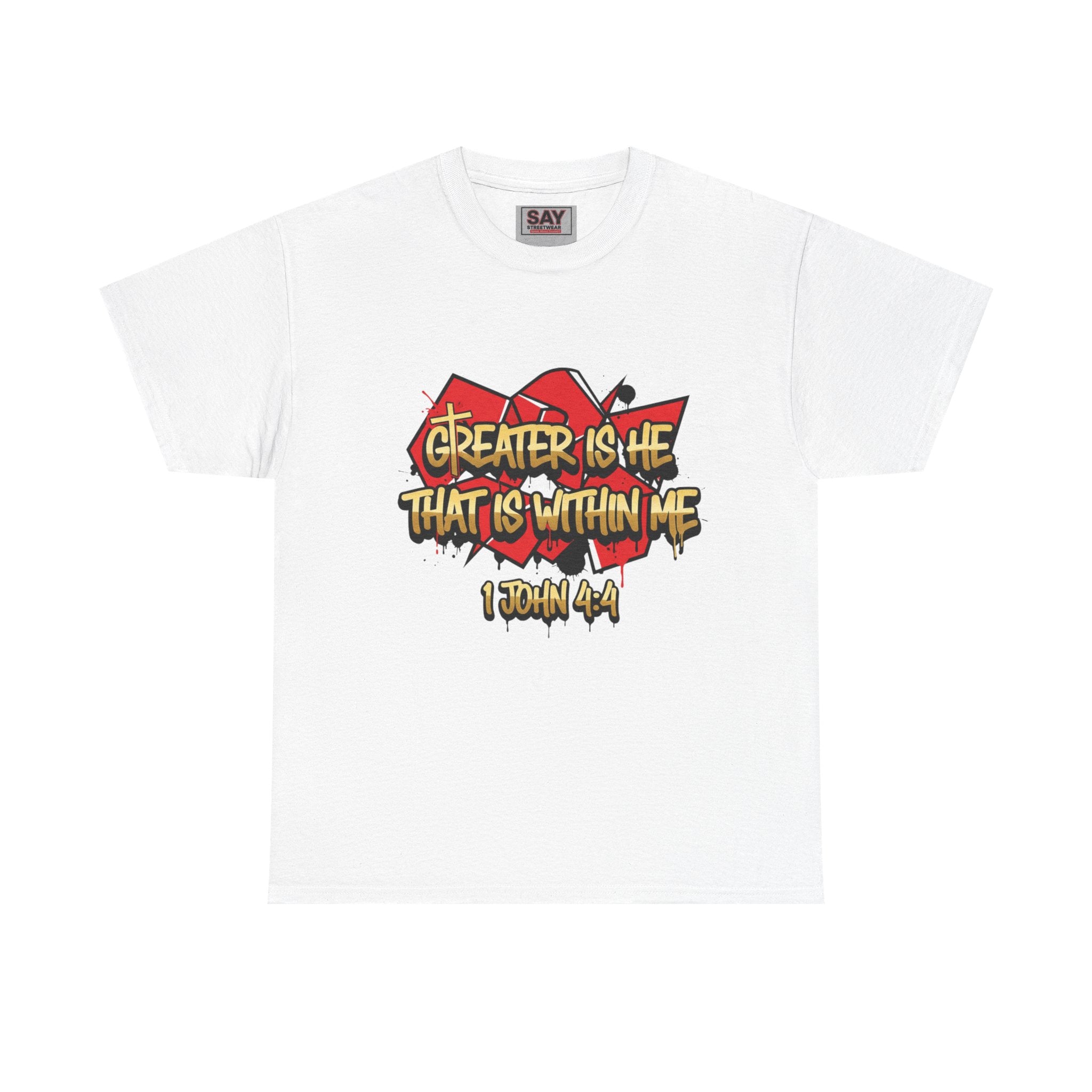Greater Is...Short Sleeve T-Shirt