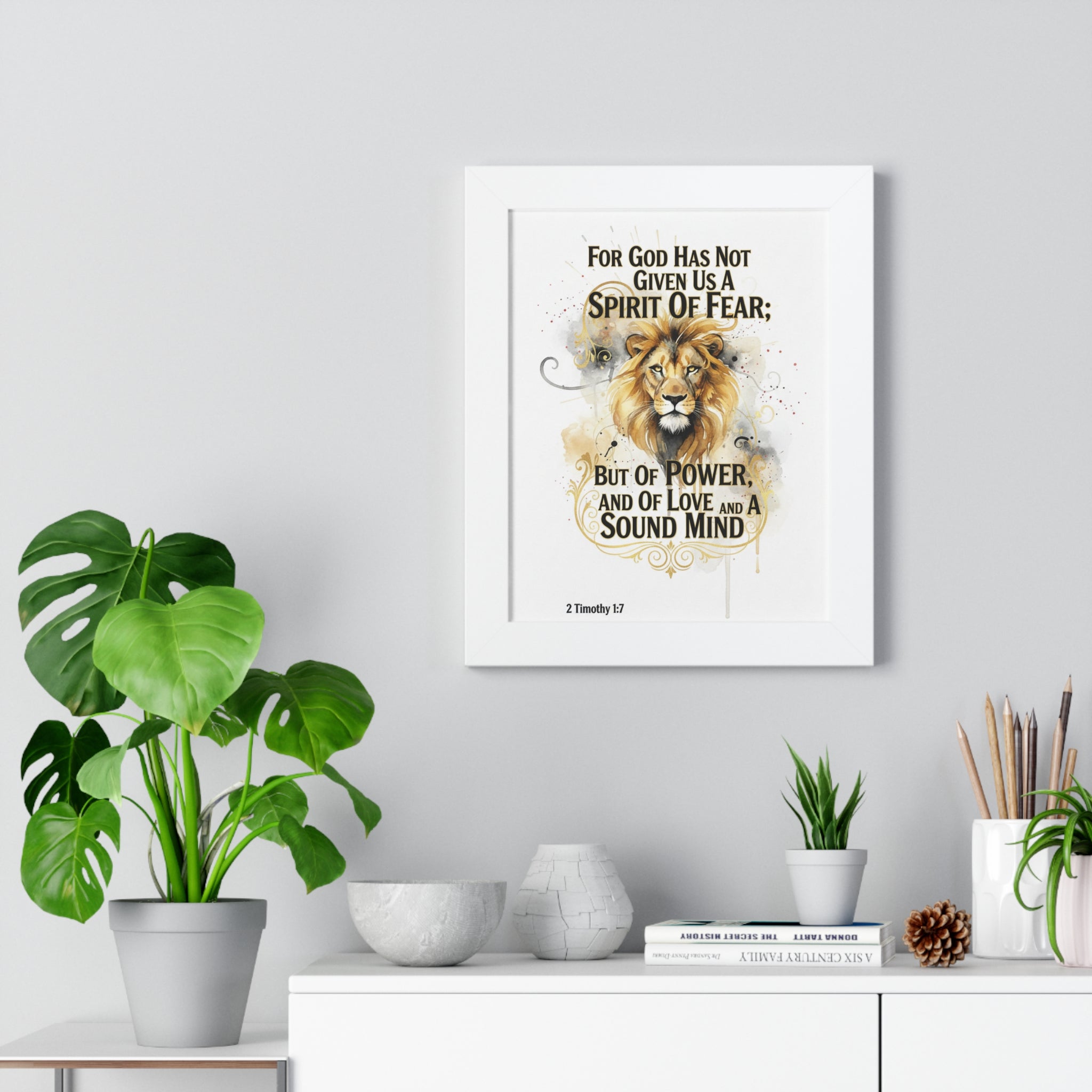 No Spirit of Fear Wall Art