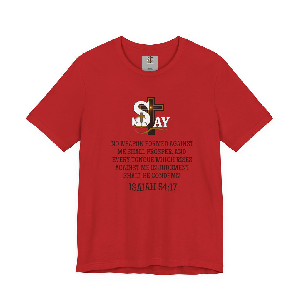 SAY-No Weapon...Short Sleeve T-Shirt