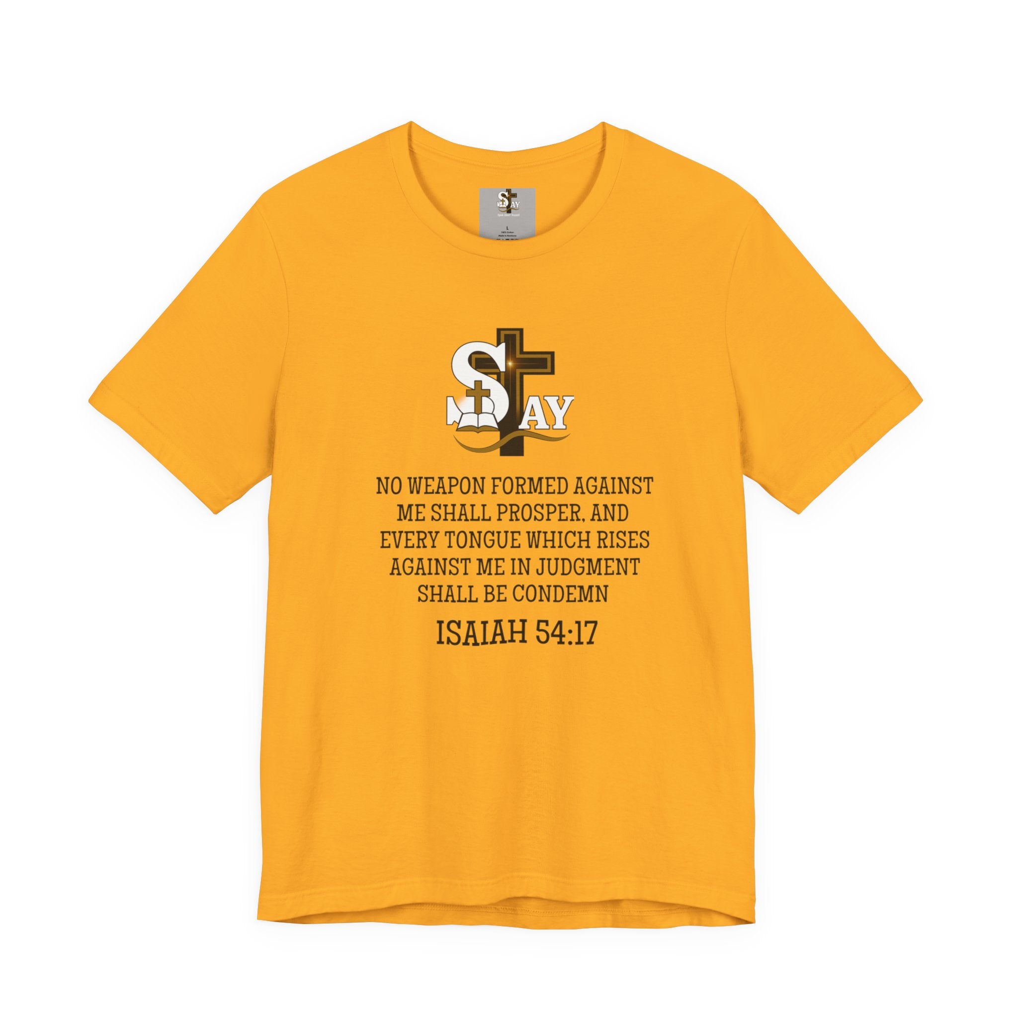 SAY-No Weapon...Short Sleeve T-Shirt