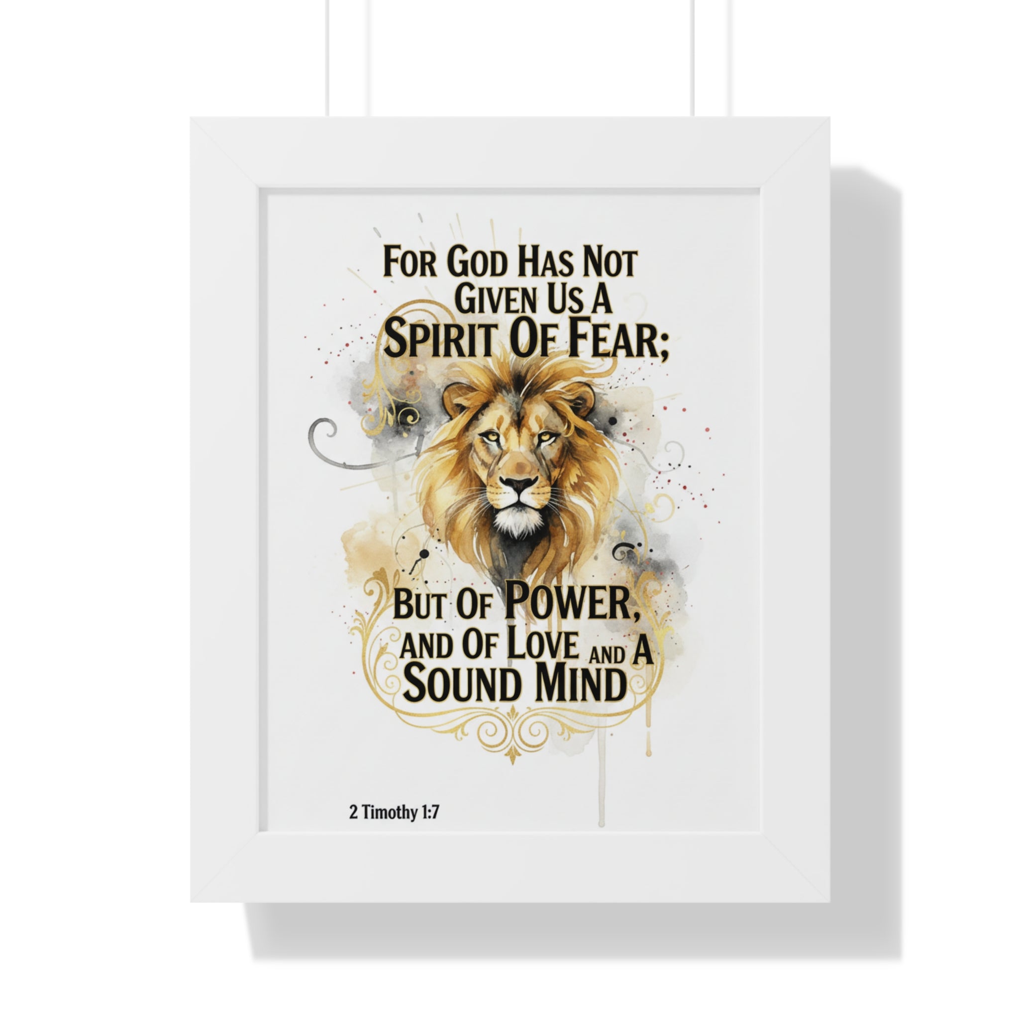 No Spirit of Fear Wall Art