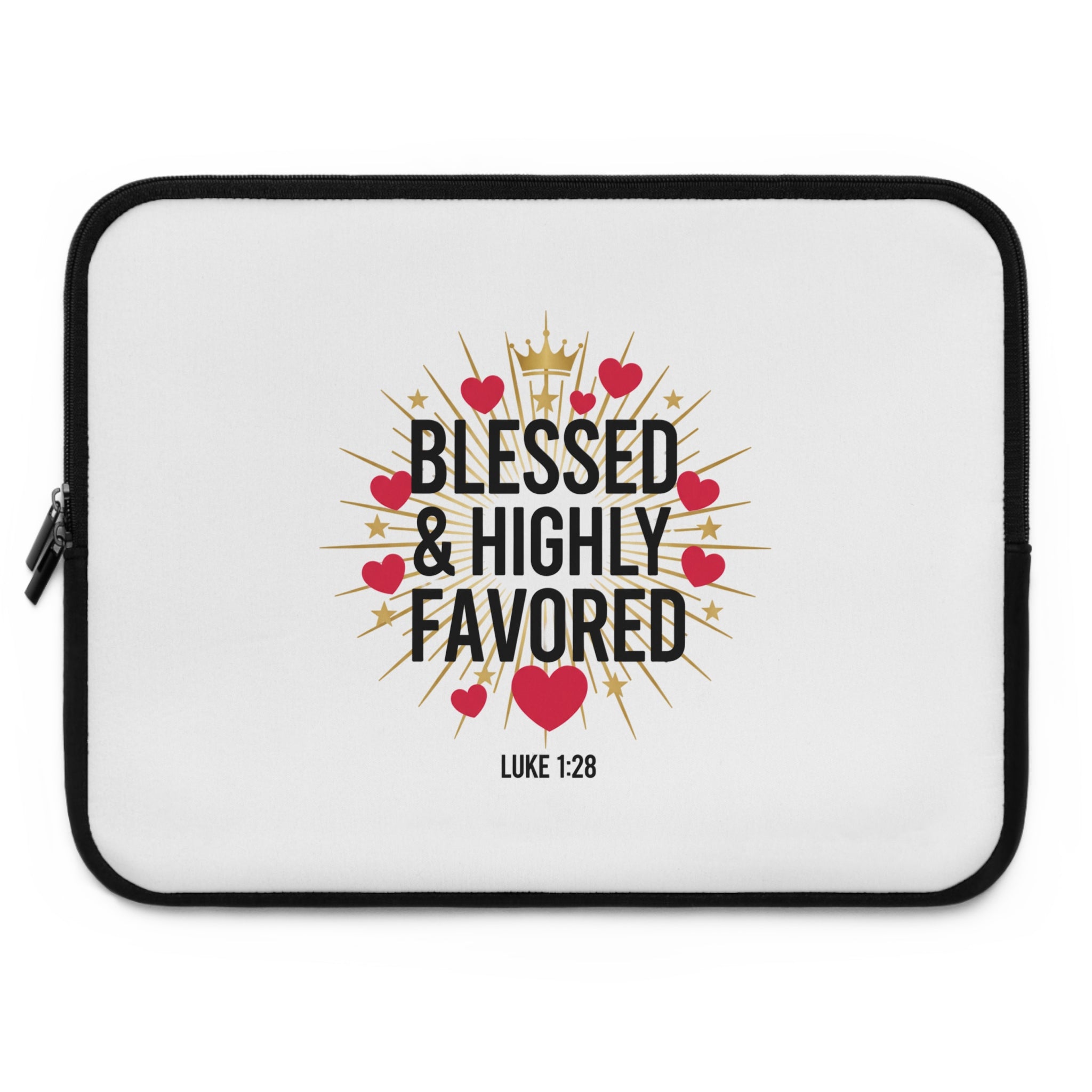 Blessed & Highly Favored Laptop Sleeve