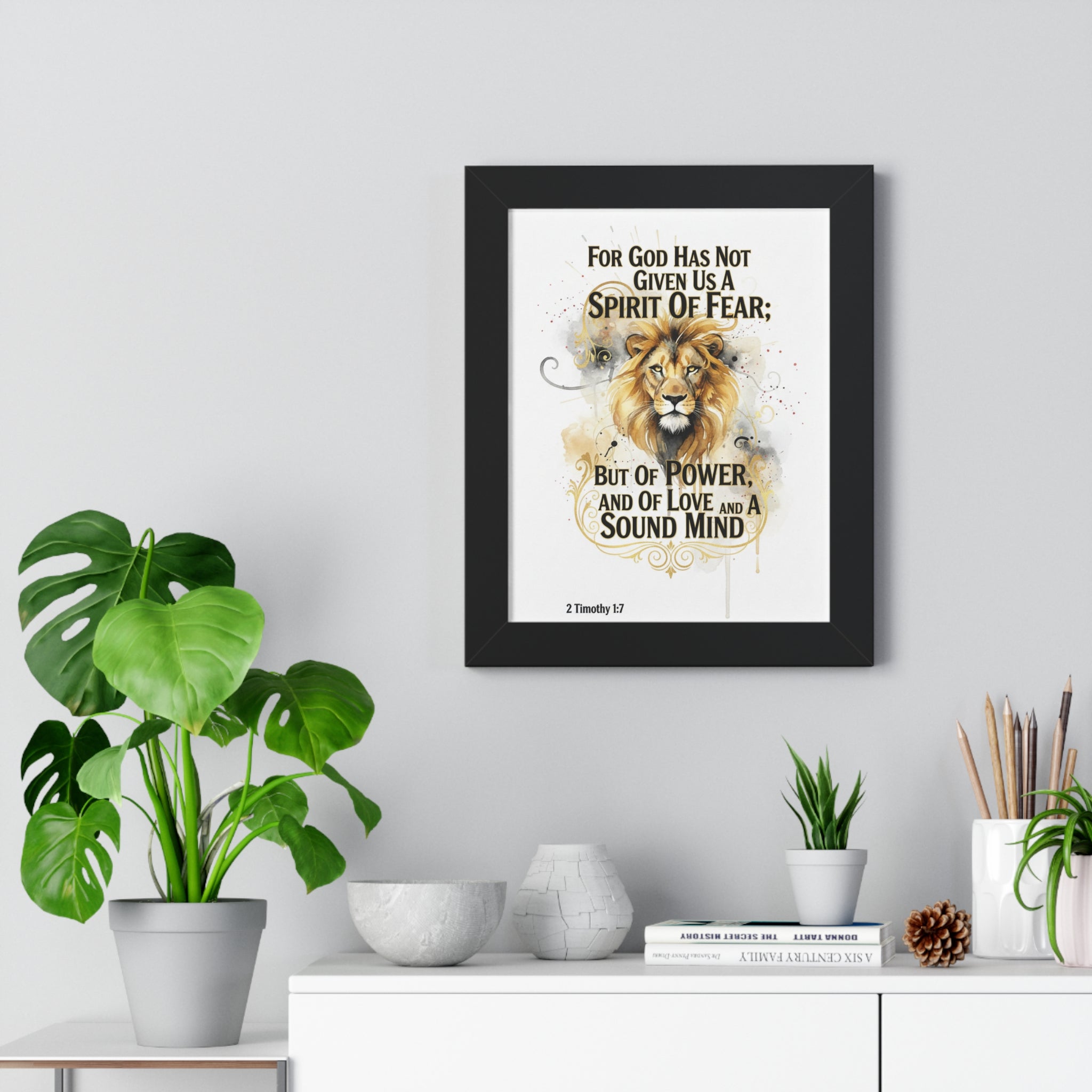 No Spirit of Fear Wall Art