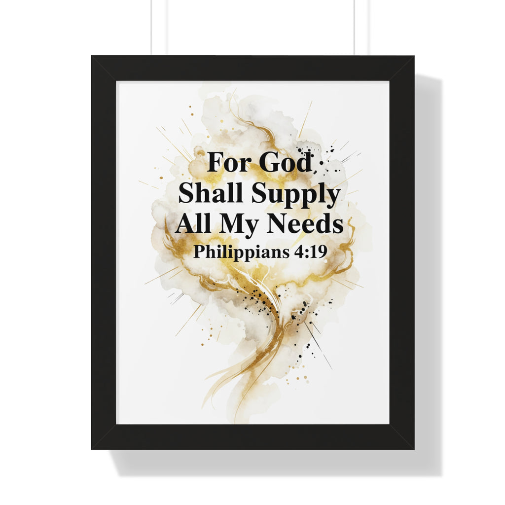 God Shall Supply....Wall Art