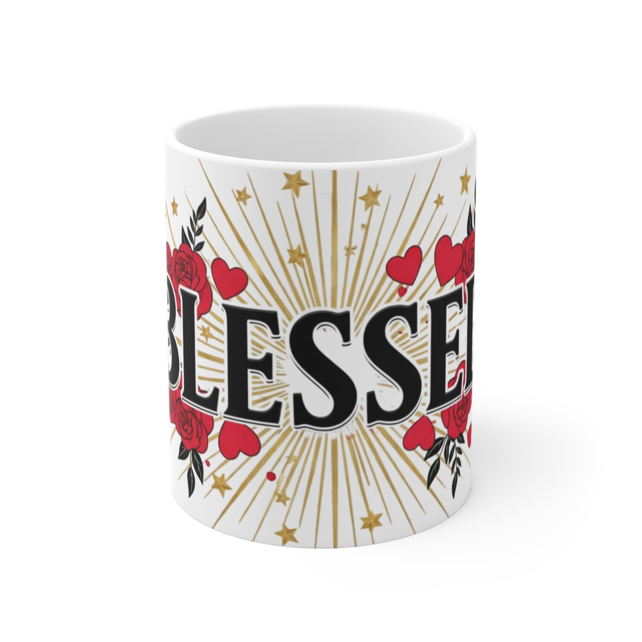 Blessed Floral Inspirational Mug