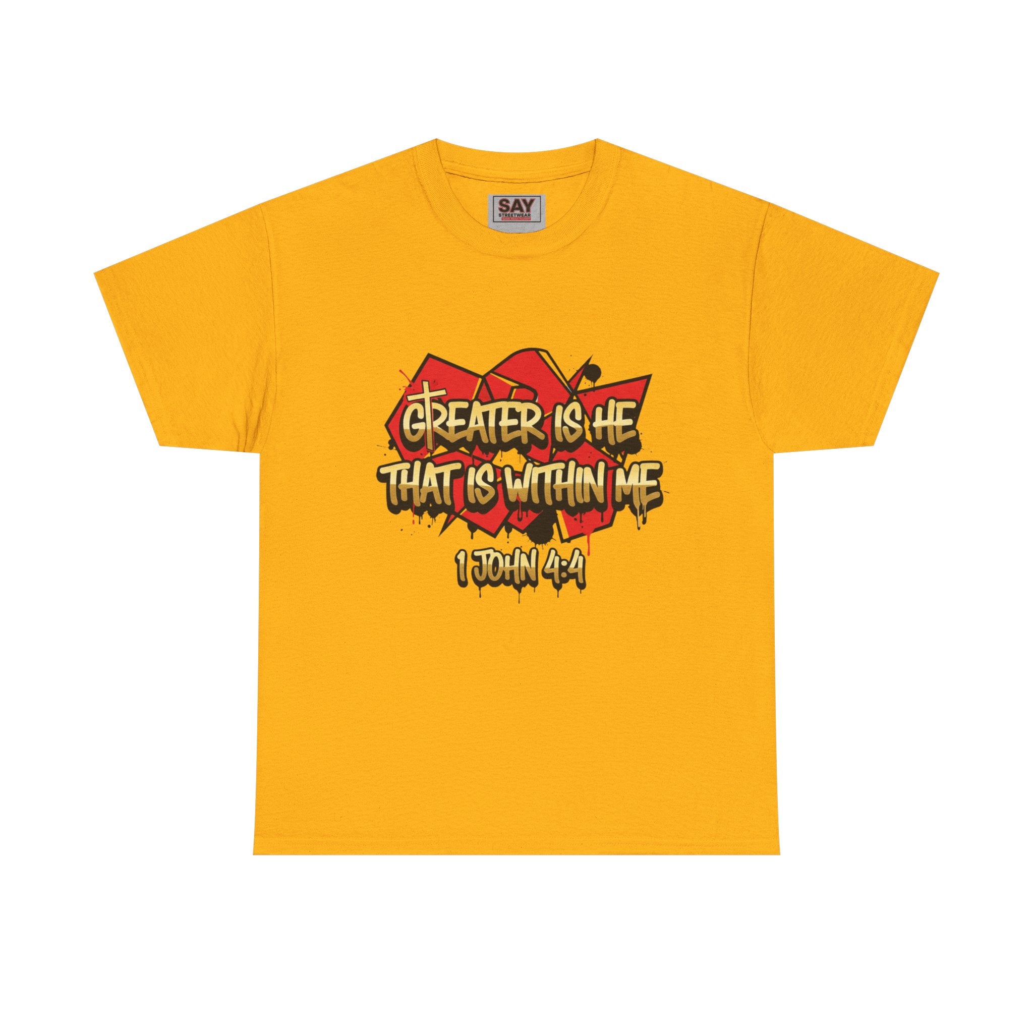 Greater Is...Short Sleeve T-Shirt