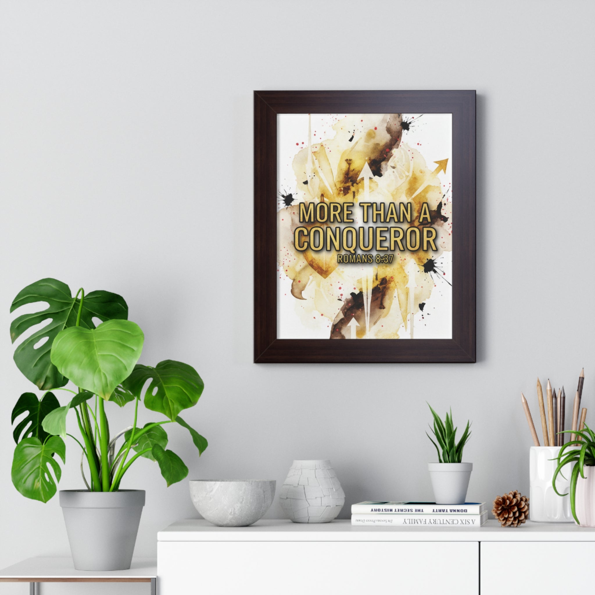 More Than a Conqueror Wall Art