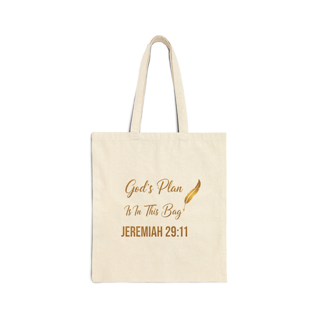God's Plan Tote Bag