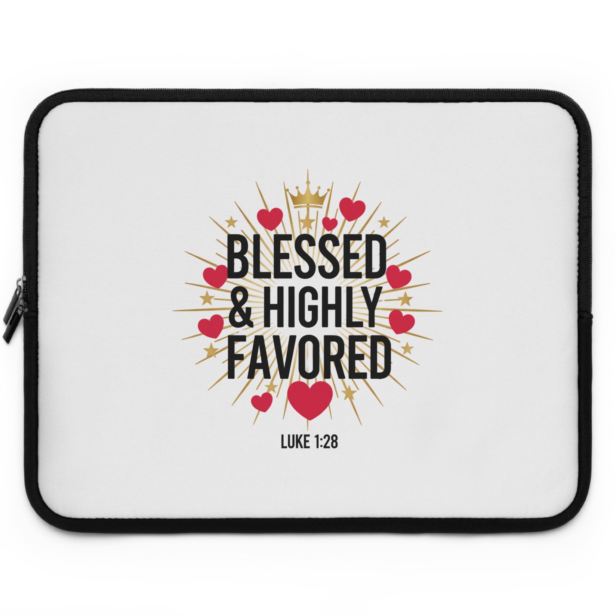 Blessed & Highly Favored Laptop Sleeve