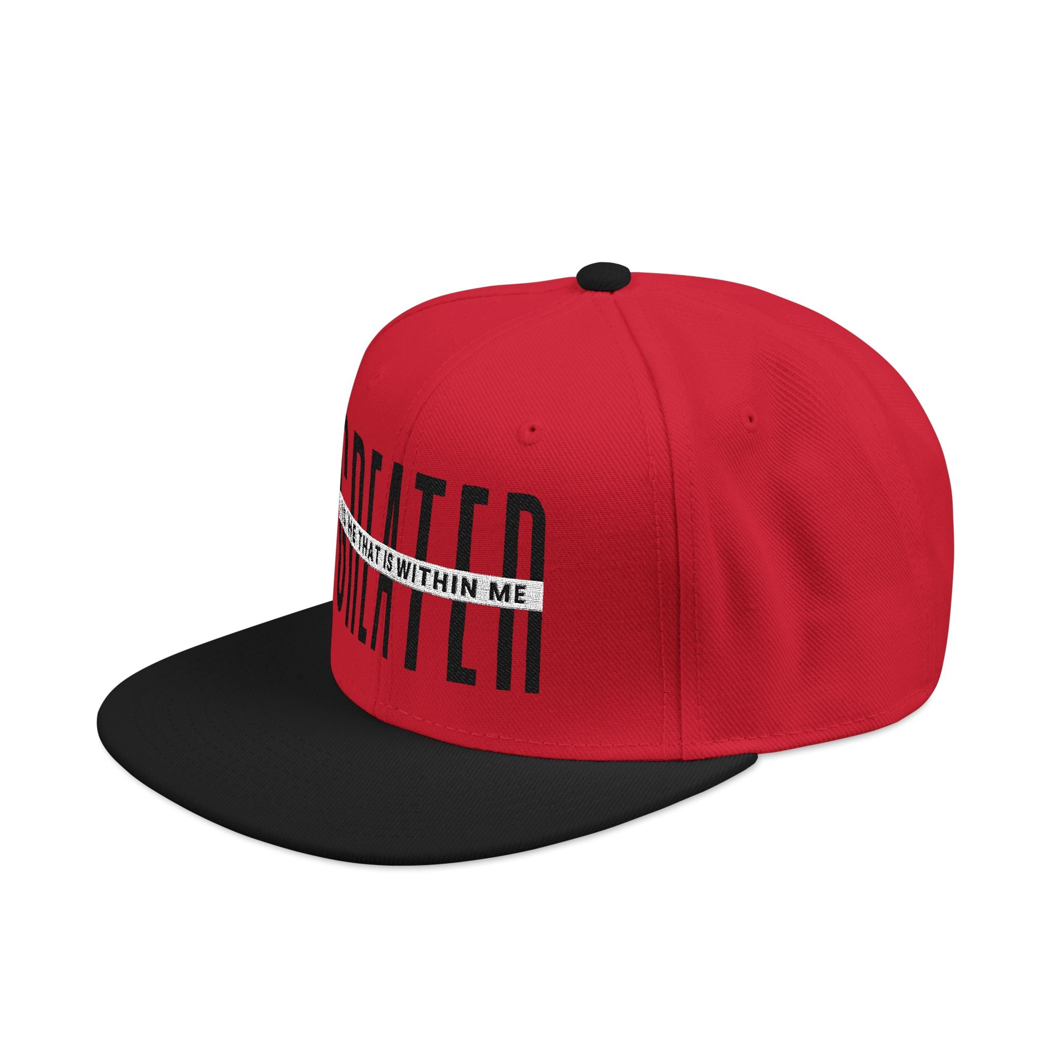 SAY Greater Is He Snapback Hat