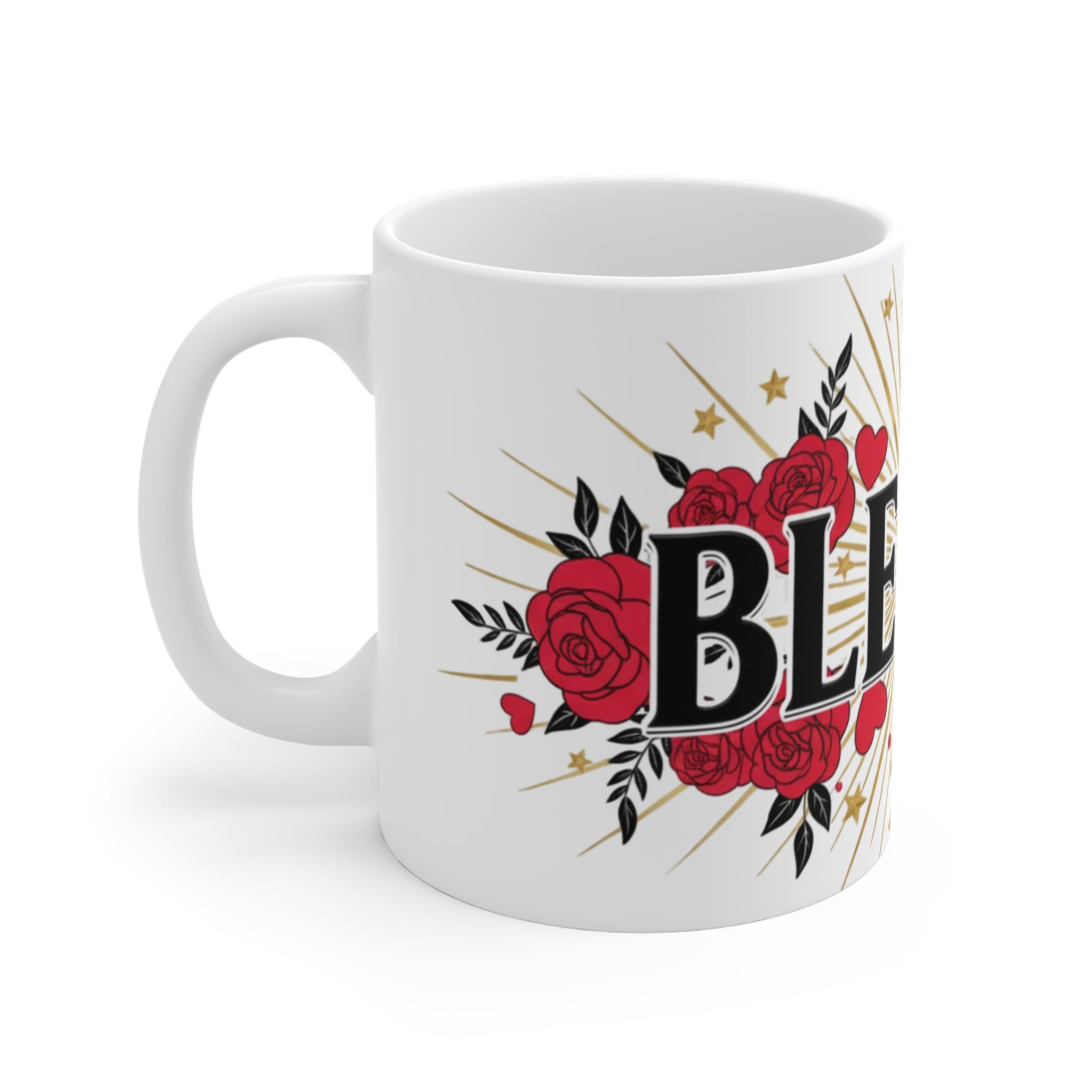 Blessed Floral Inspirational Mug