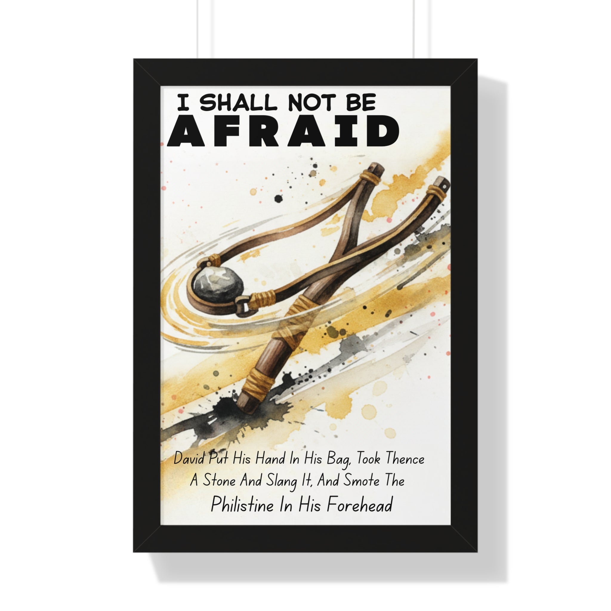 I Shall Not....Wall Art