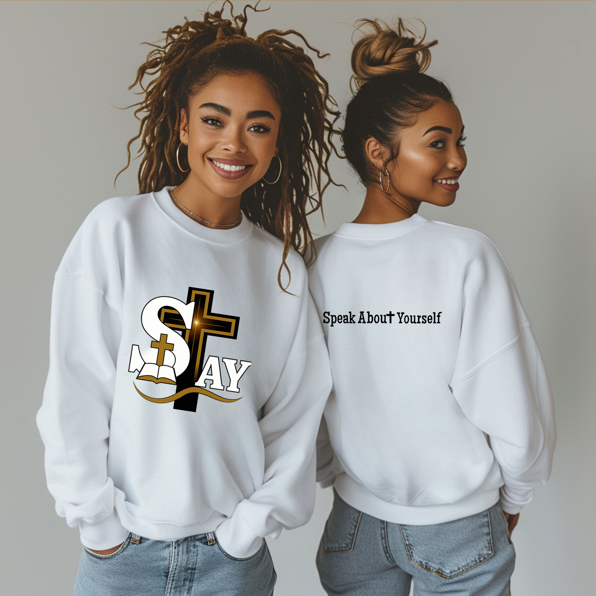 SAY Cross-Speak About Yourself Sweatshirt