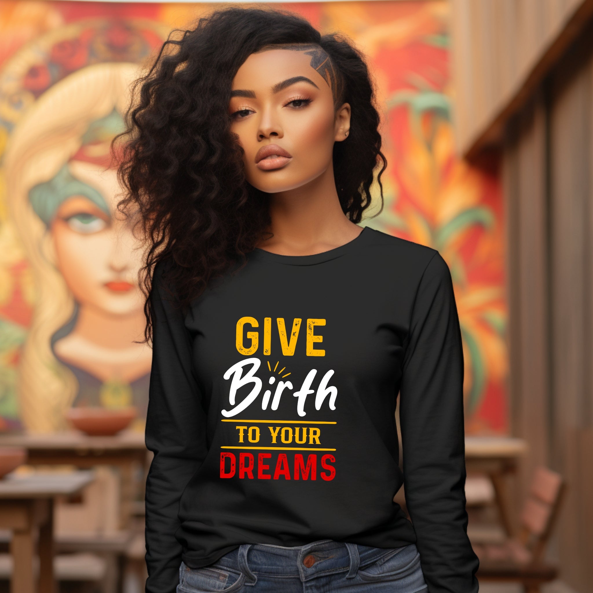 Give Birth To...Long sleeve Tee