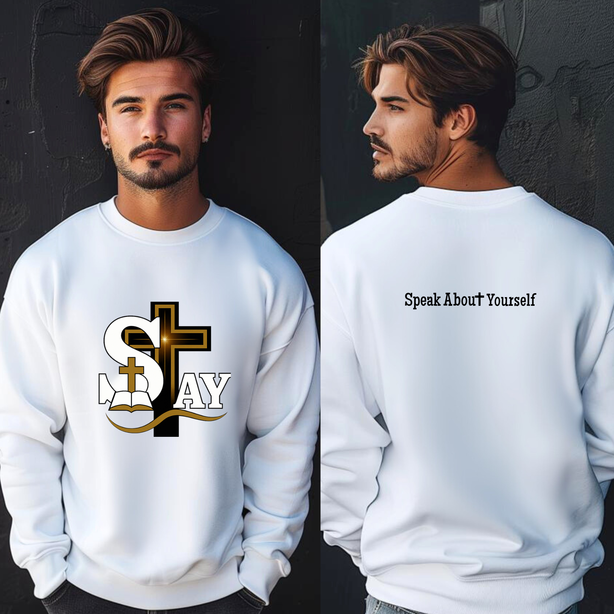 SAY Cross Logo Sweatshirt