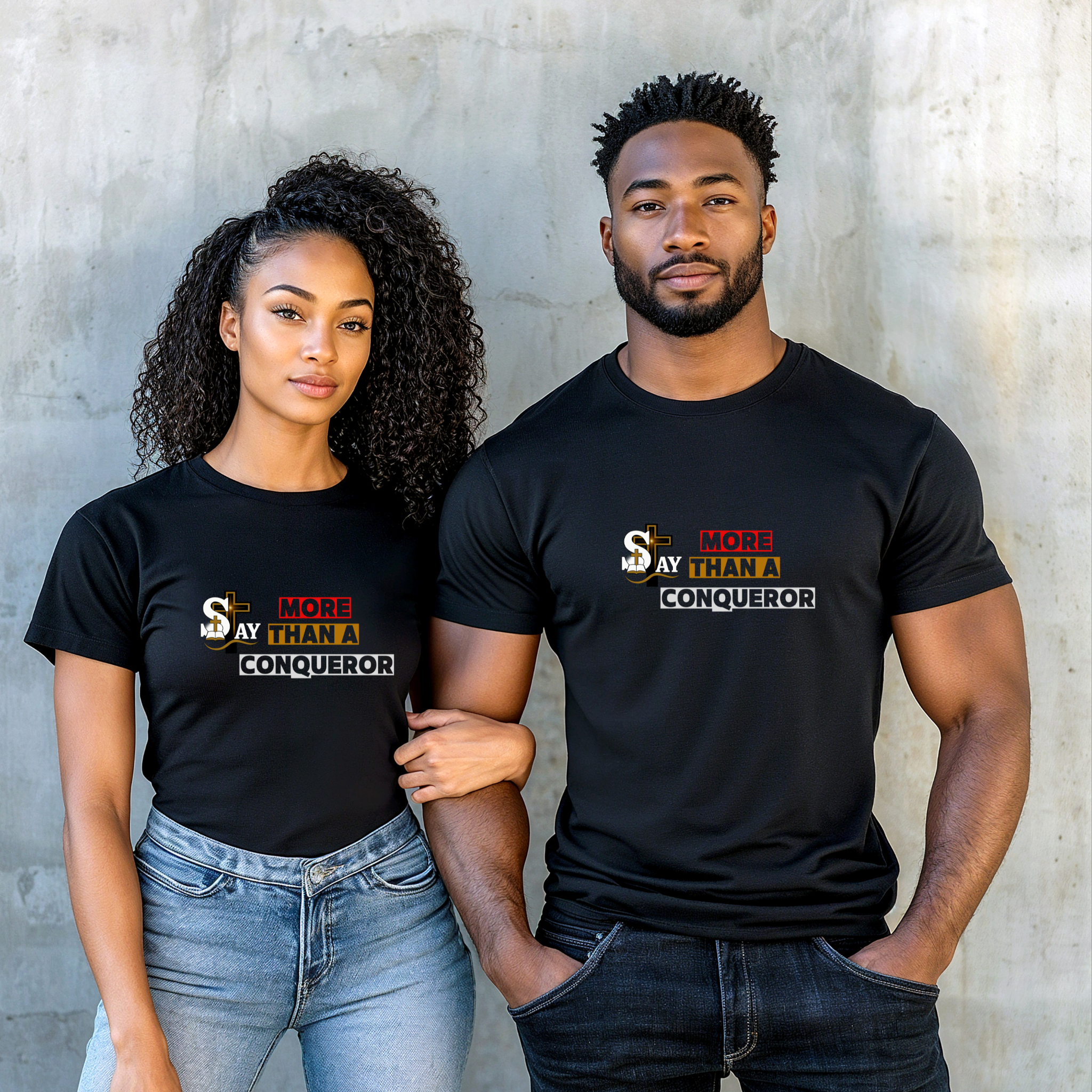 More Than a Conqueror Short Sleeve T-Shirt