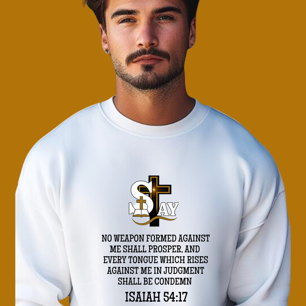 SAY No Weapon Formed Sweatshirt