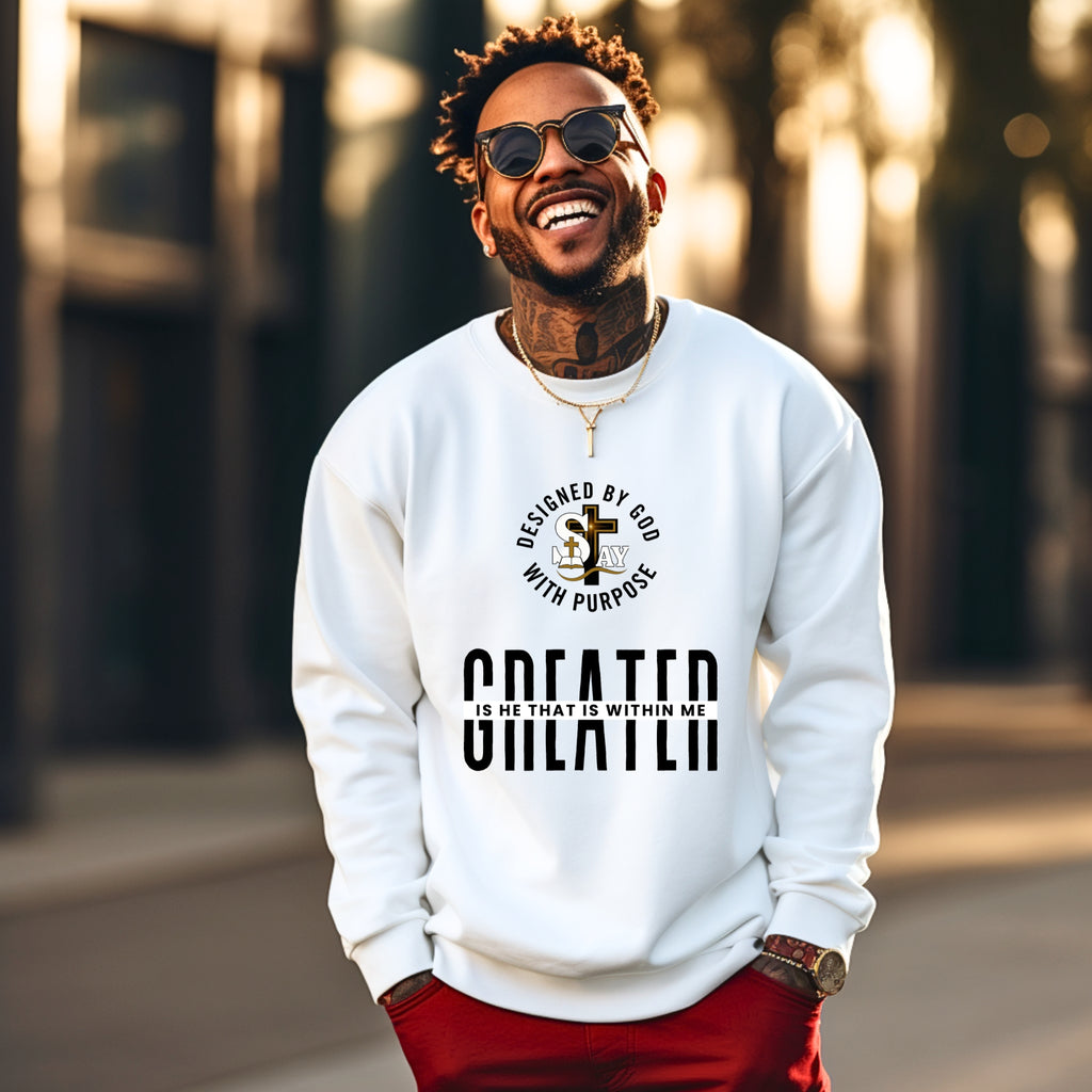 Greater Is He Sweatshirt