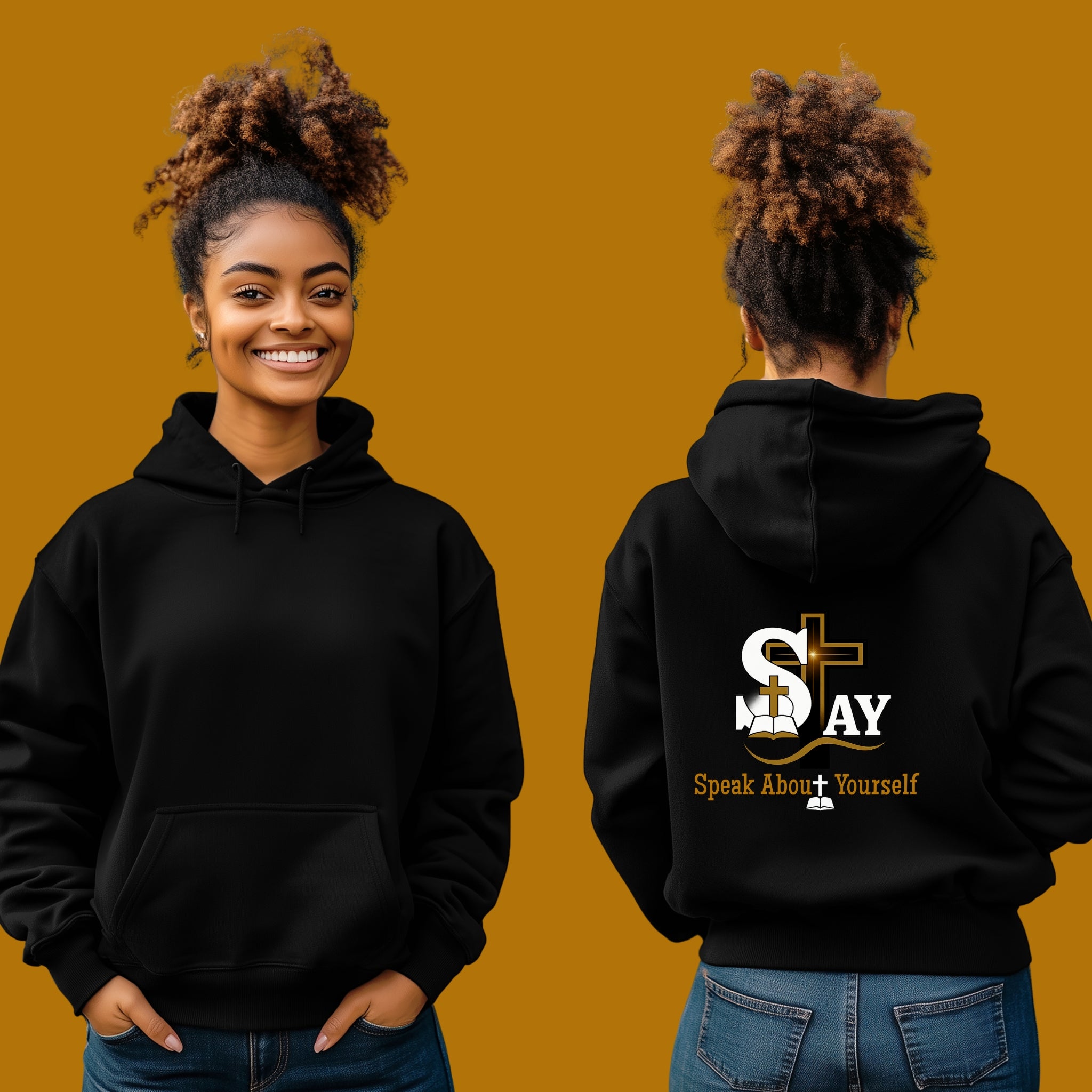 SAY Logo Pullover Hoodie