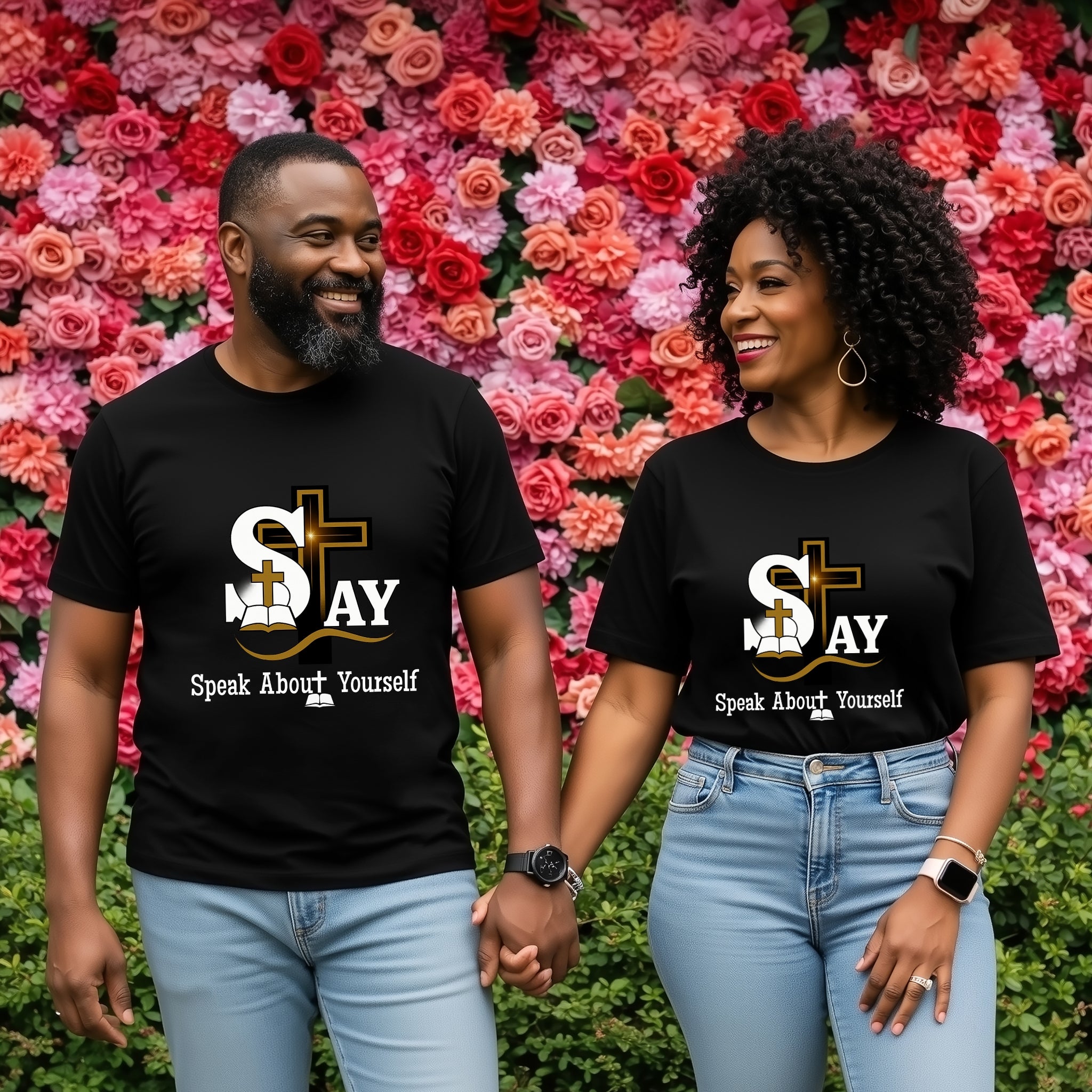 SAY Cross Logo Short Sleeve Tee