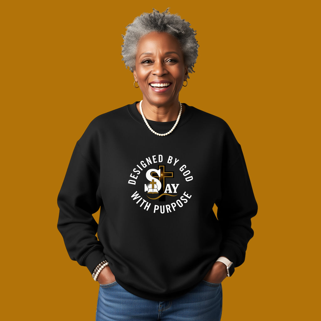 Designed by God SAY Logo Sweatshirt