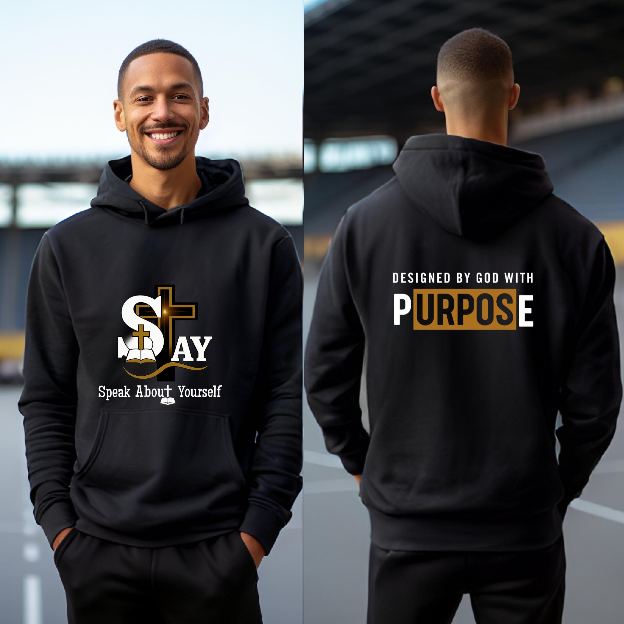 SAY-Men Signature Hoodie