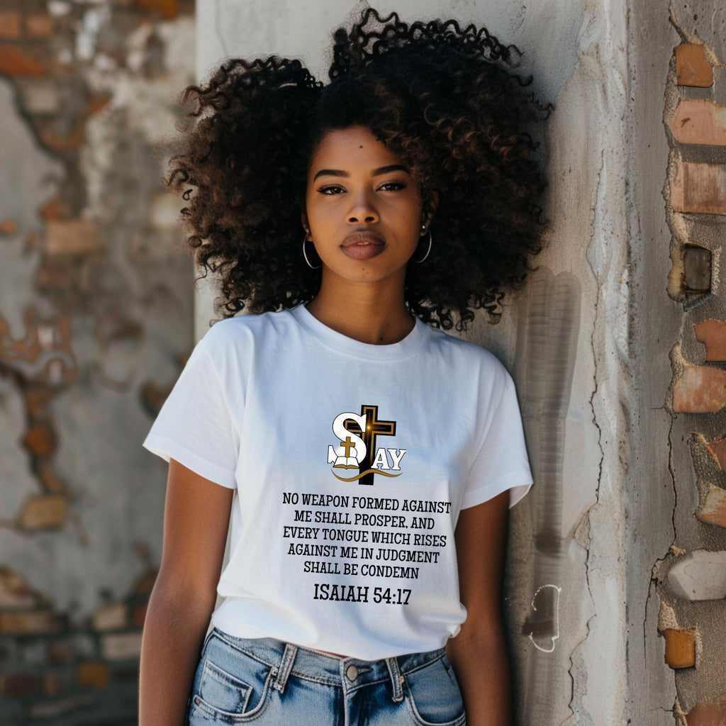 SAY-No Weapon...Short Sleeve Tee