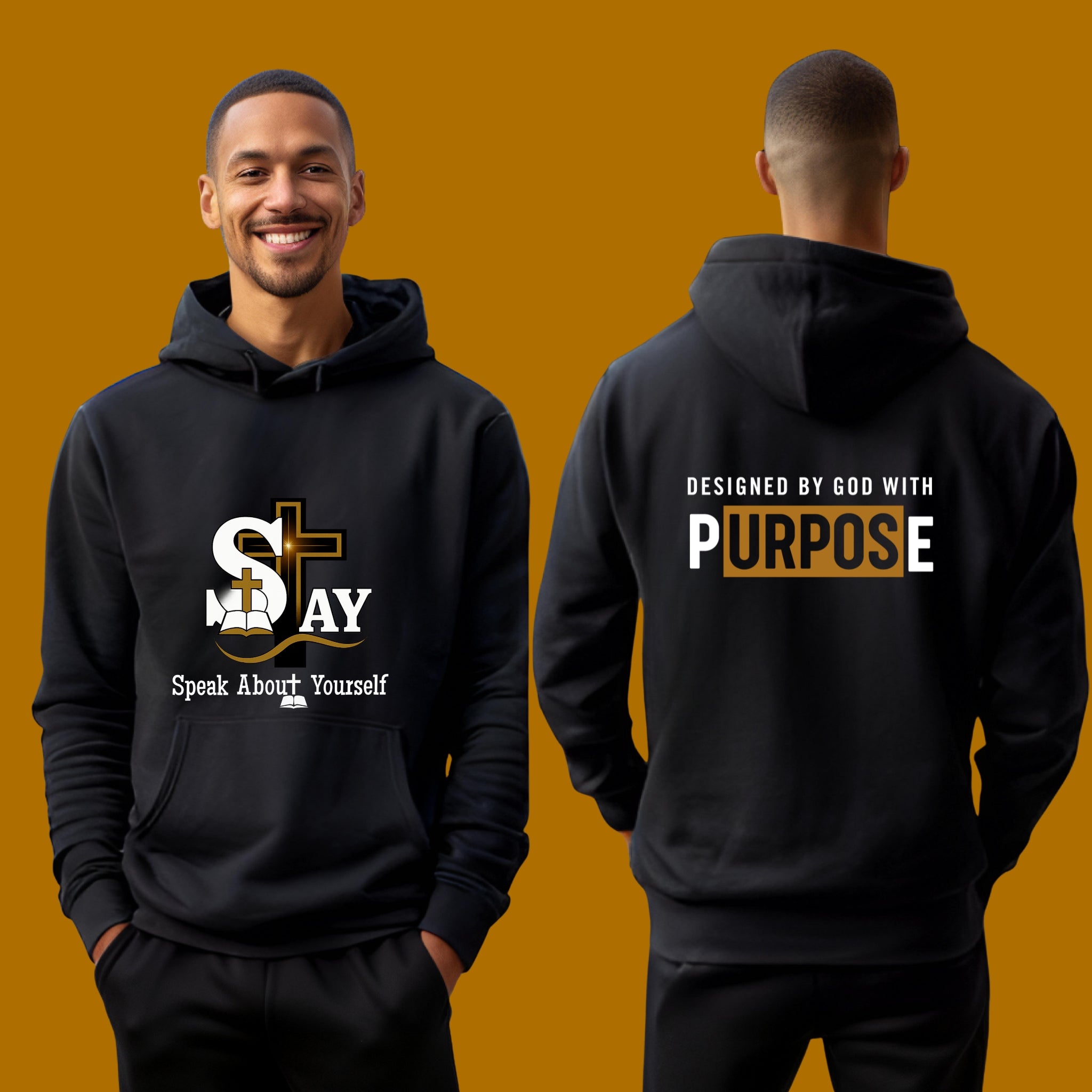 SAY-Men Signature Hoodie