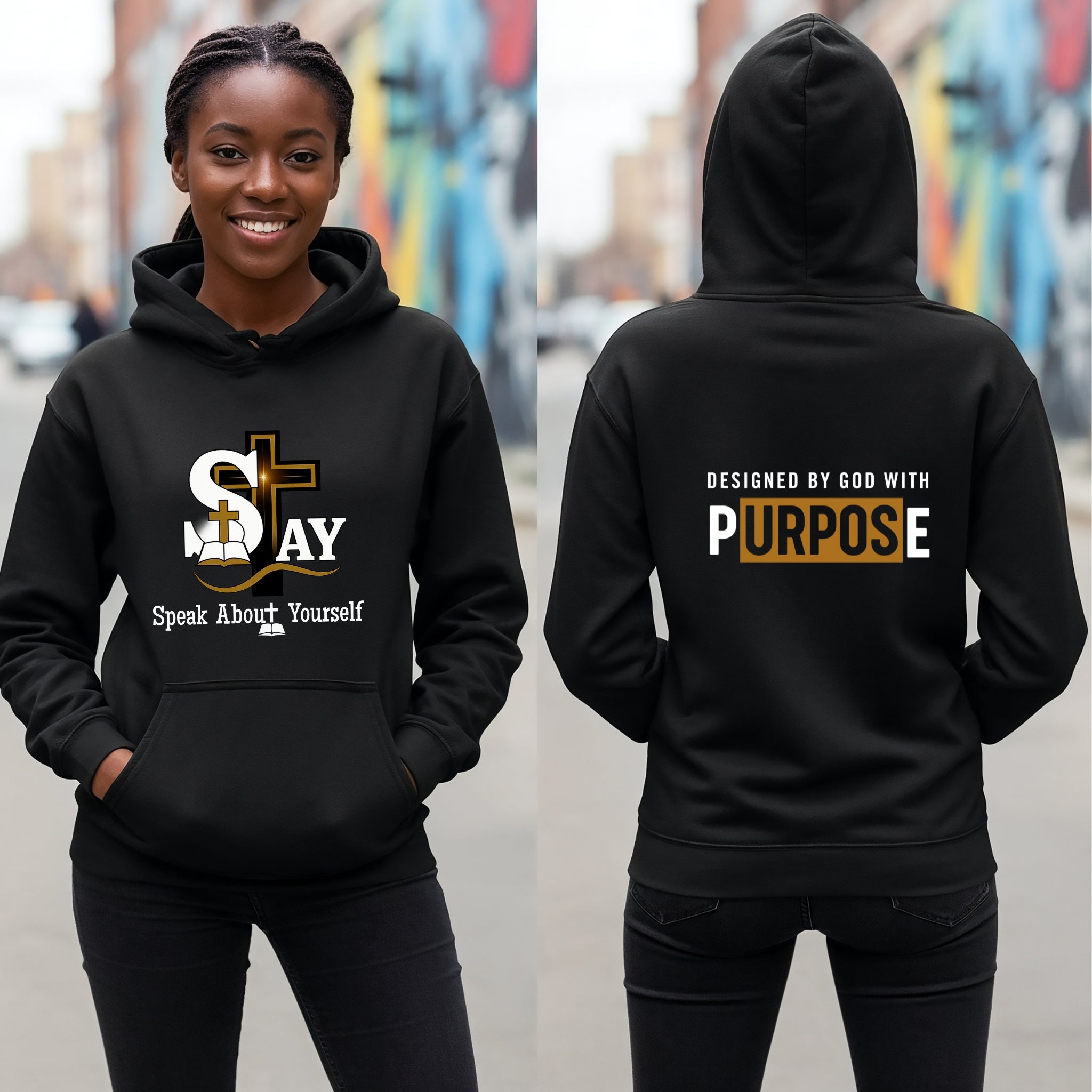 SAY-Men Signature Hoodie