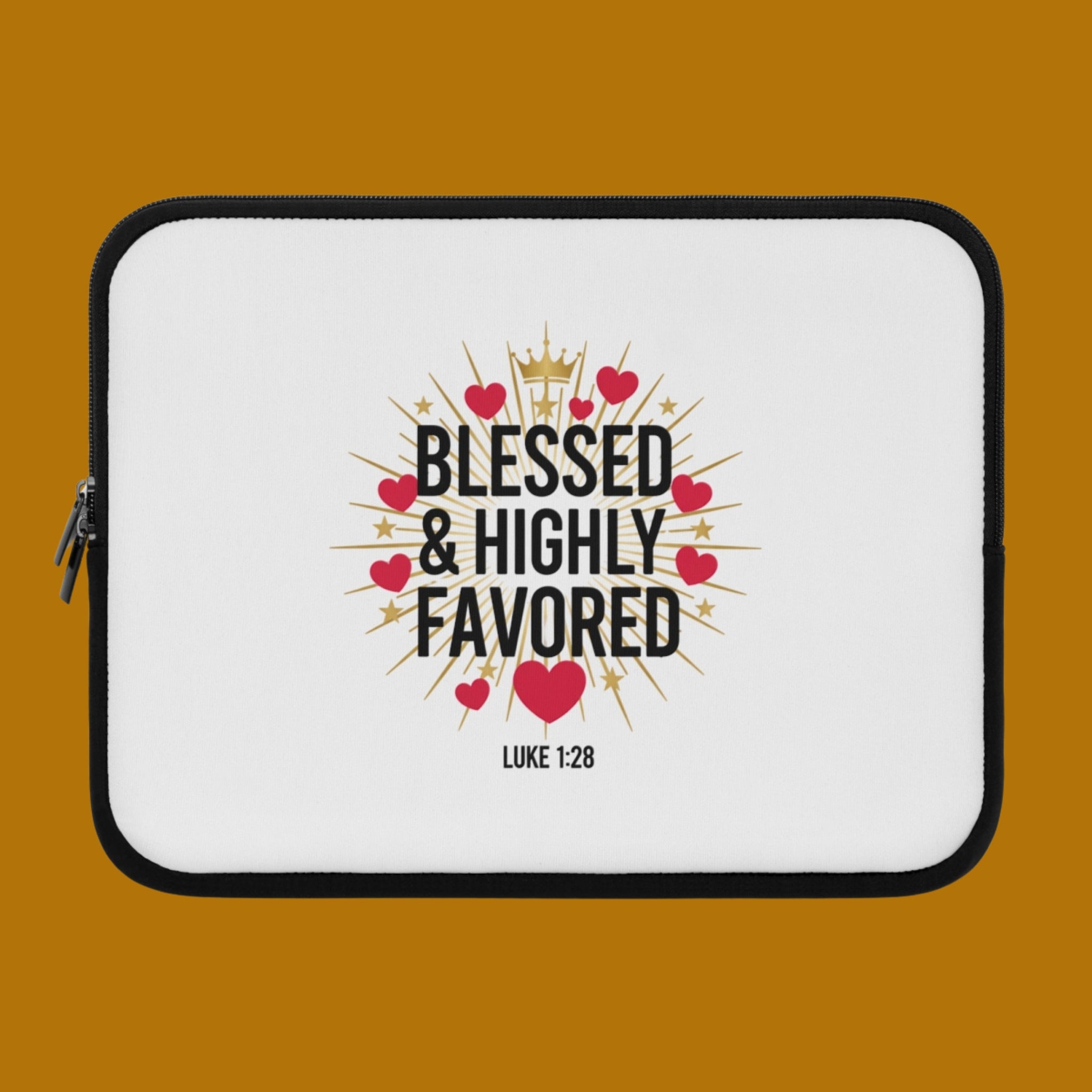 Blessed & Highly Favored Laptop Sleeve