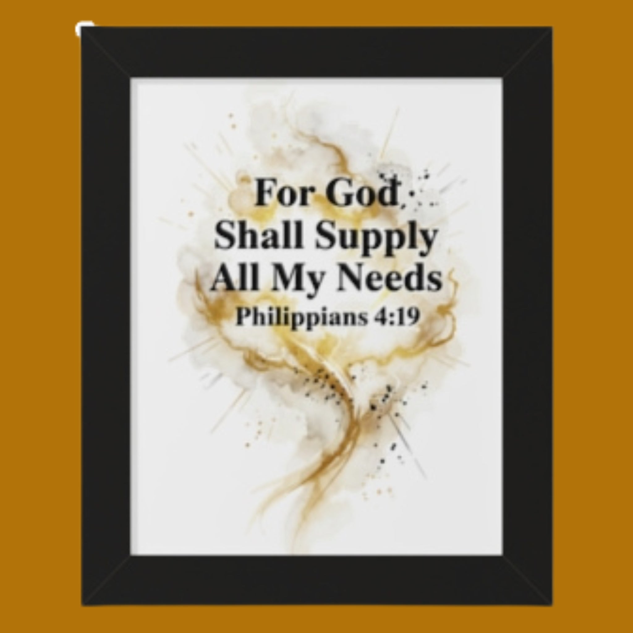 God Shall Supply....Wall Art