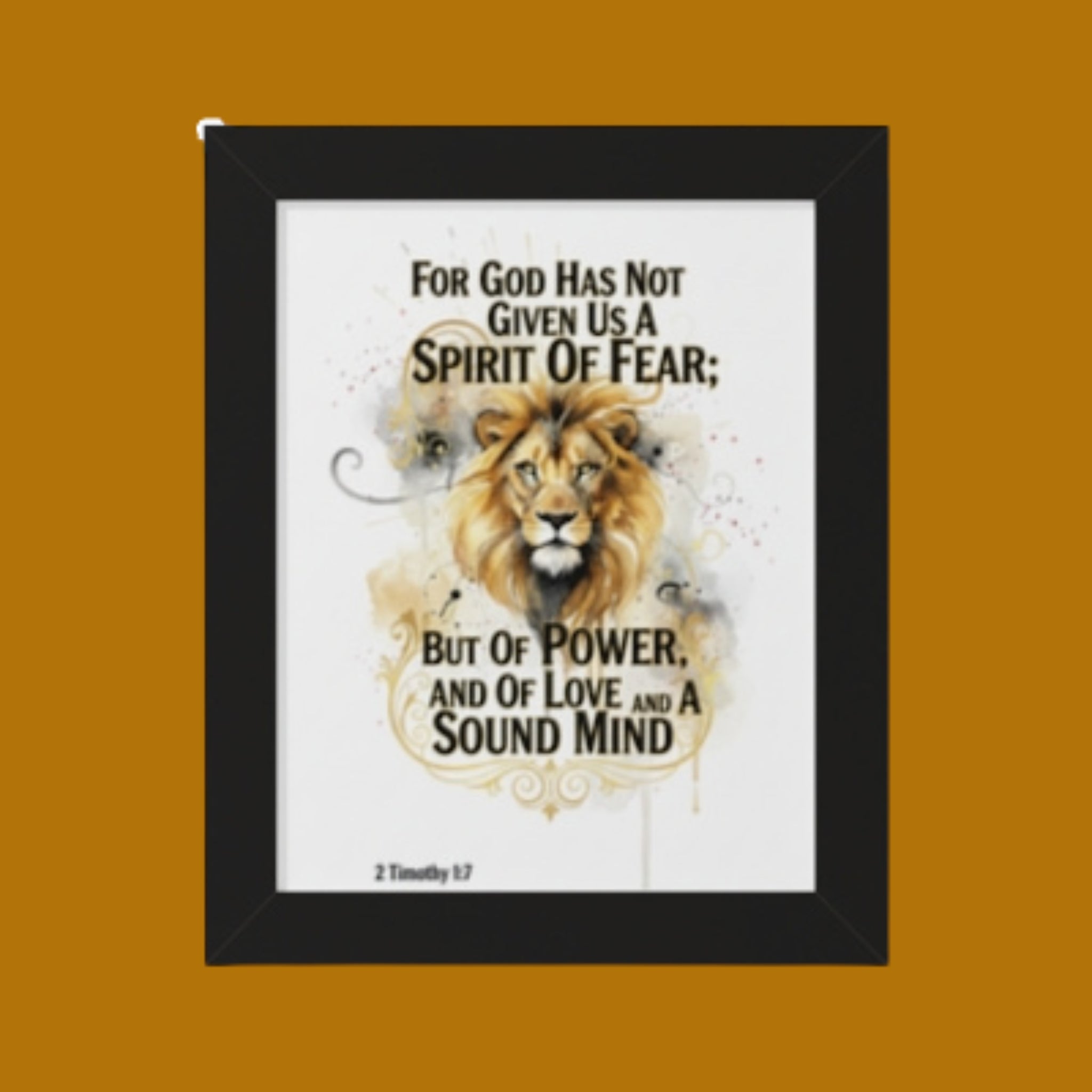 No Spirit of Fear Wall Art