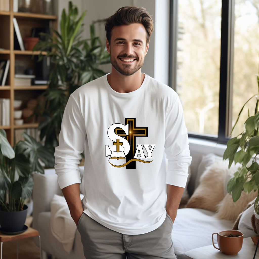 SAY Logo Long Sleeve T-Shirt