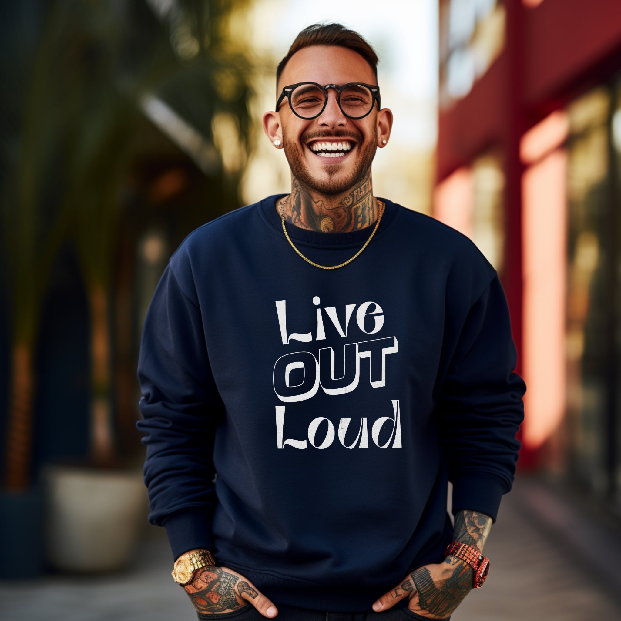 Live Out Loud Crewneck Sweatshirt