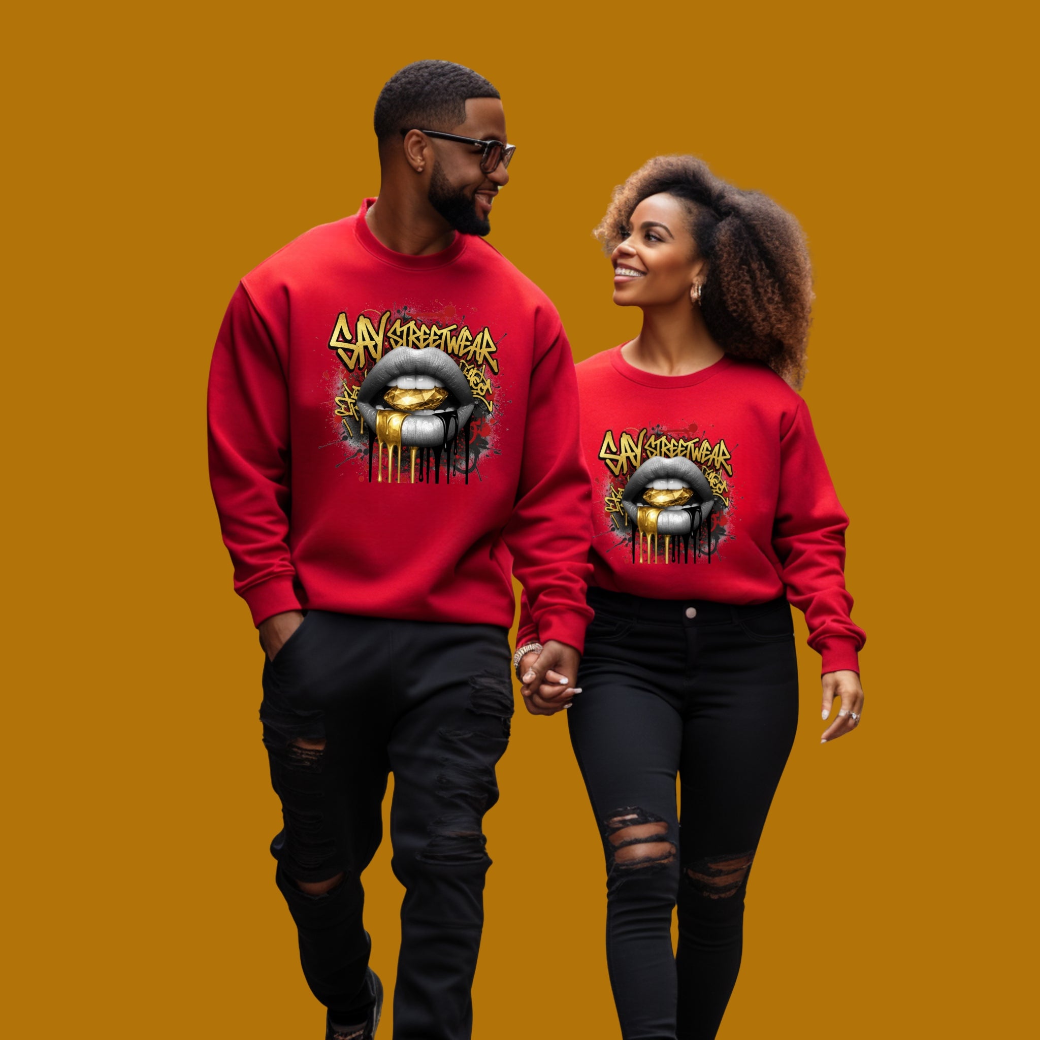 SAY Streetwear Lip Sweatshirt