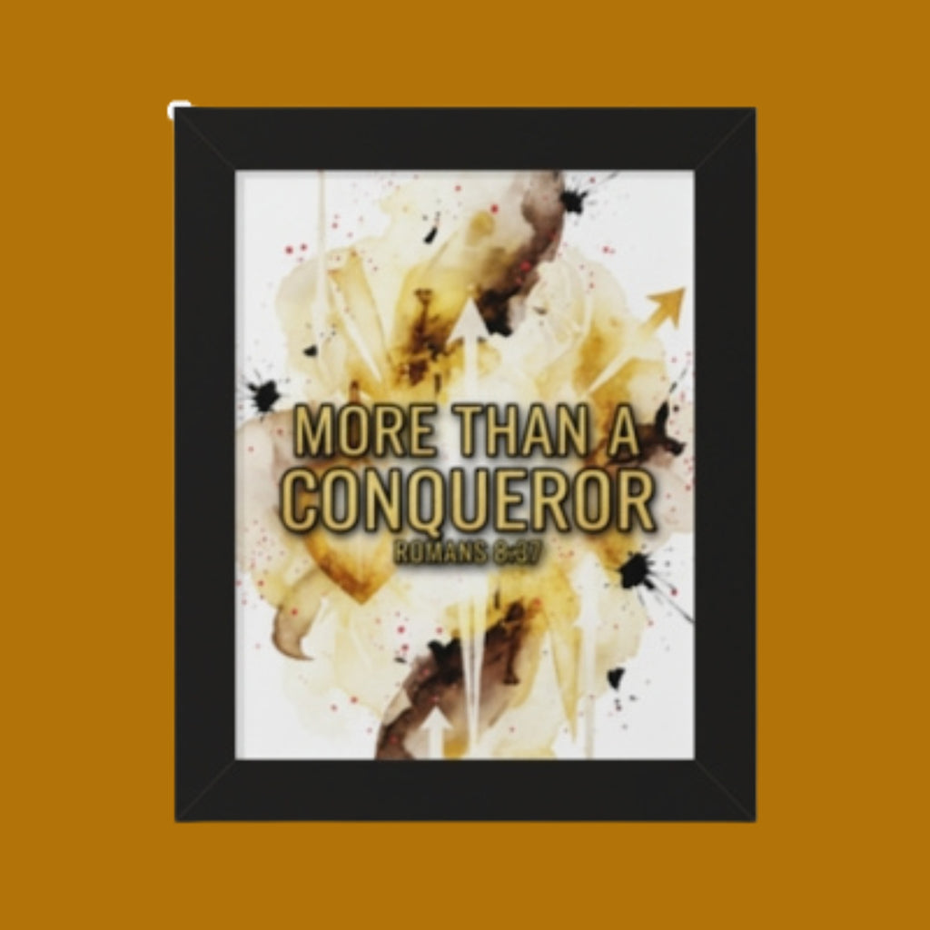 More Than a Conqueror Wall Art
