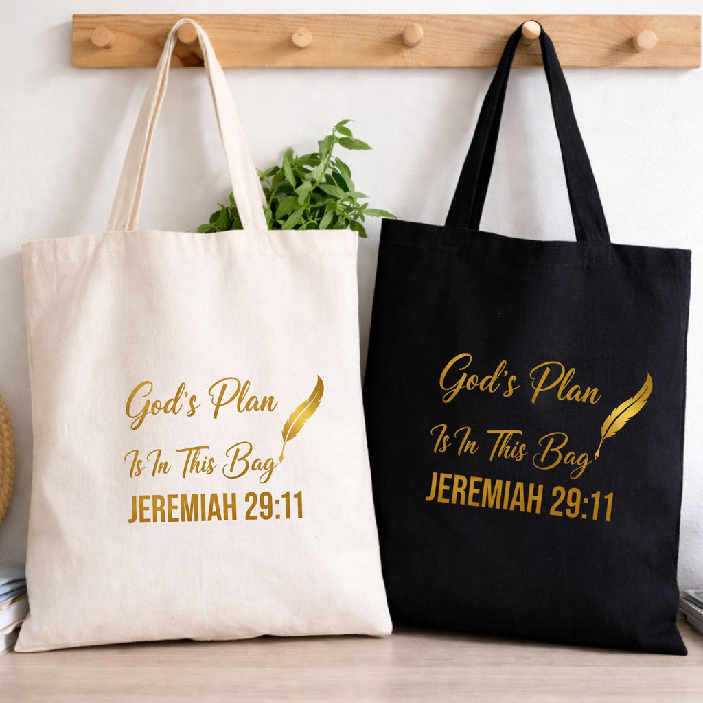 God's Plan Tote Bag
