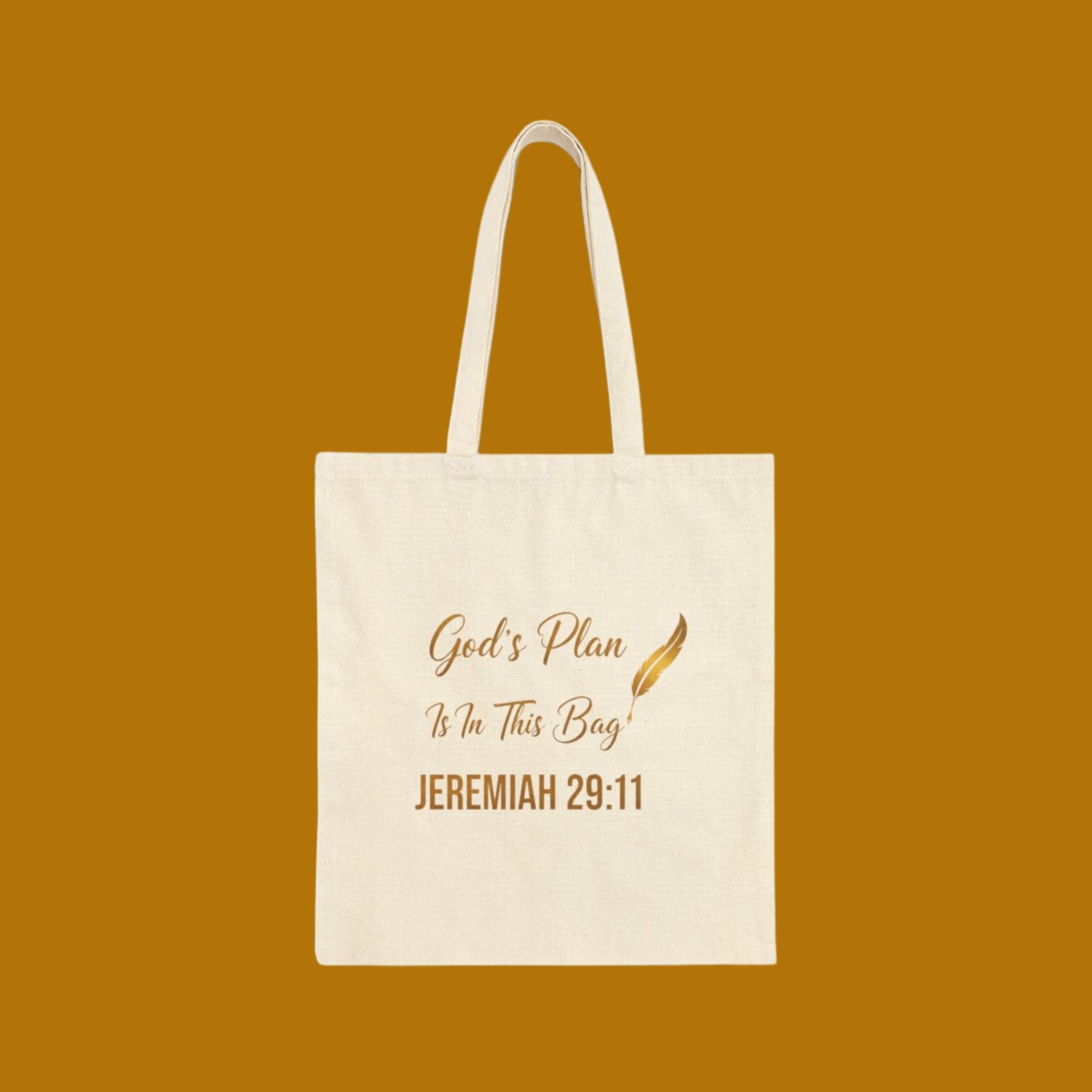 God's Plan Tote Bag