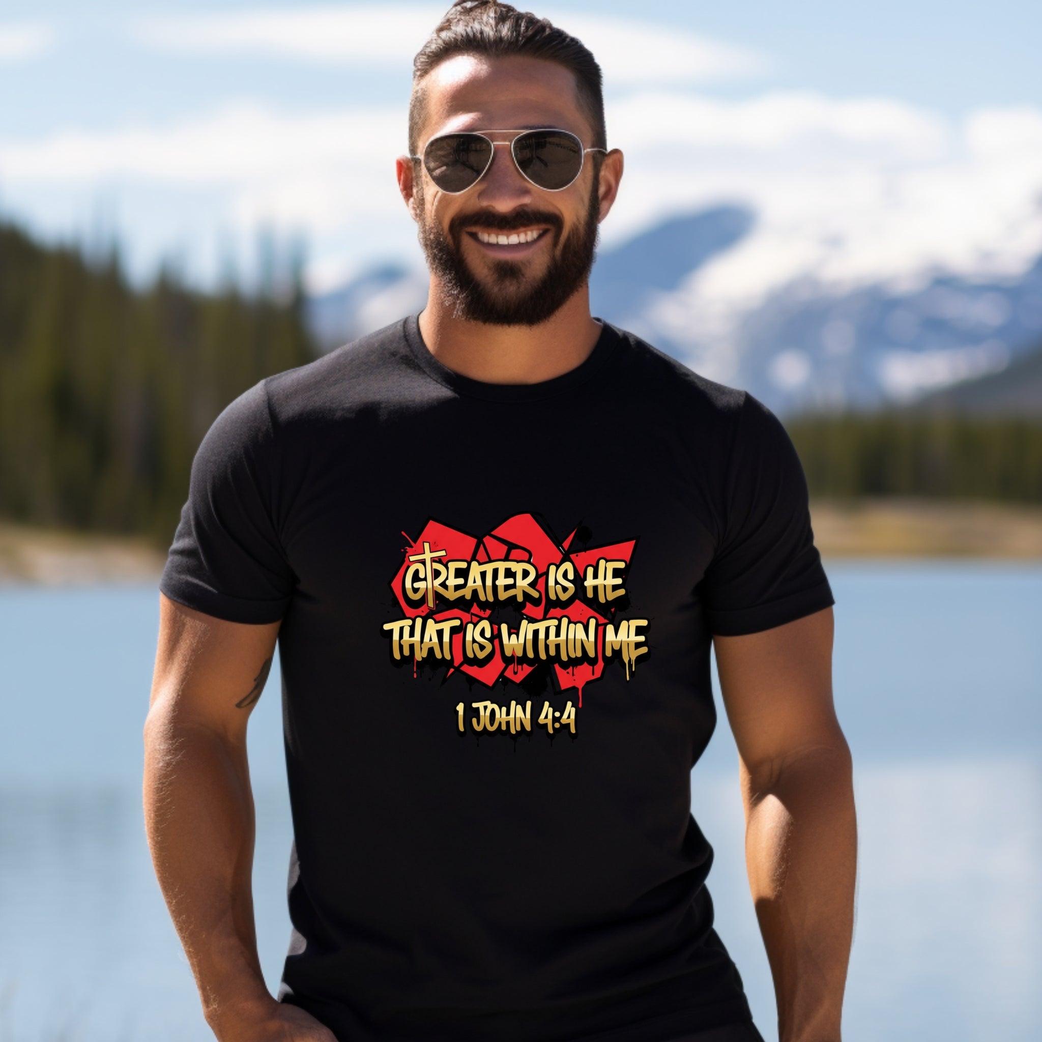 Greater Is...Short Sleeve T-Shirt