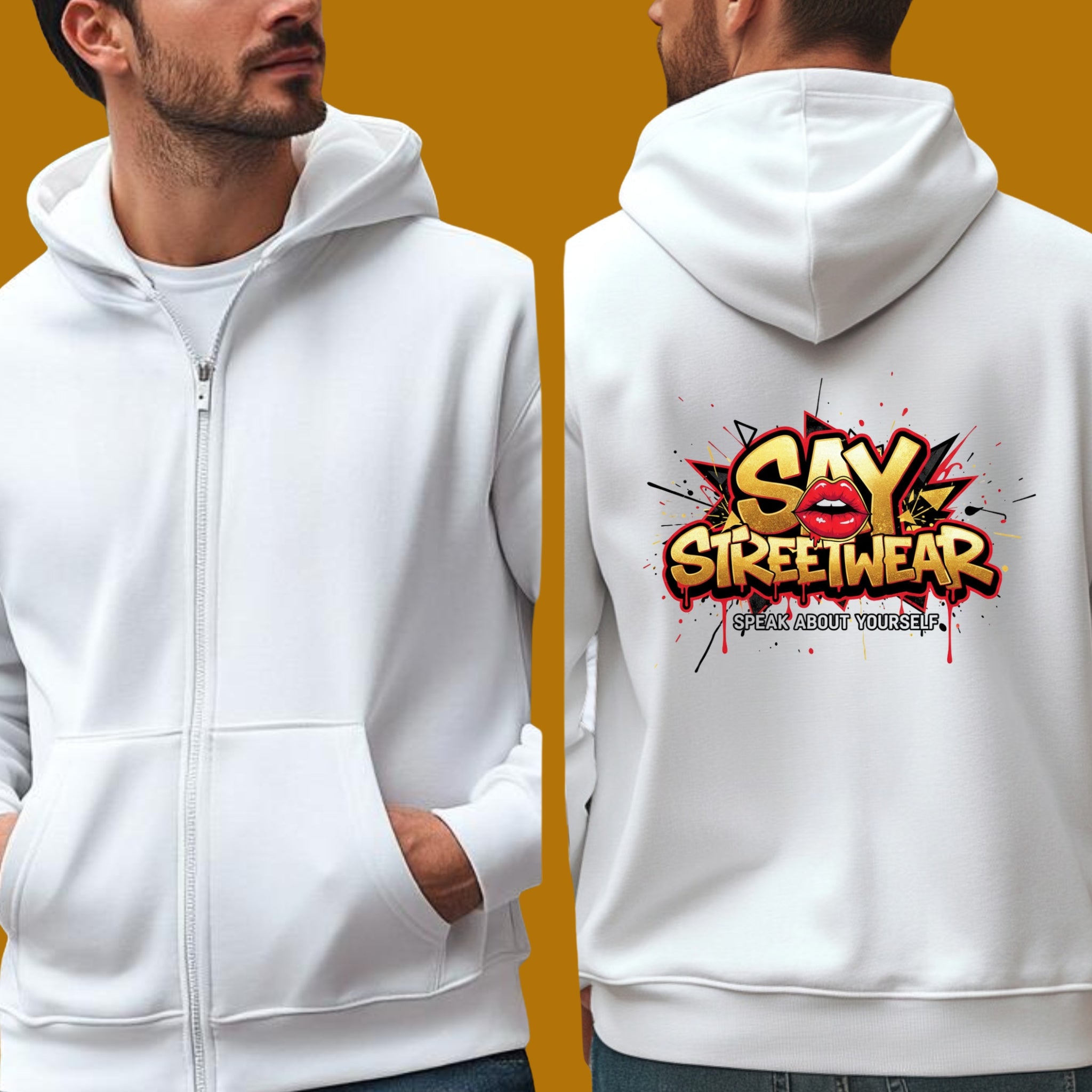 SAY Streetwear Graphic Hoodie